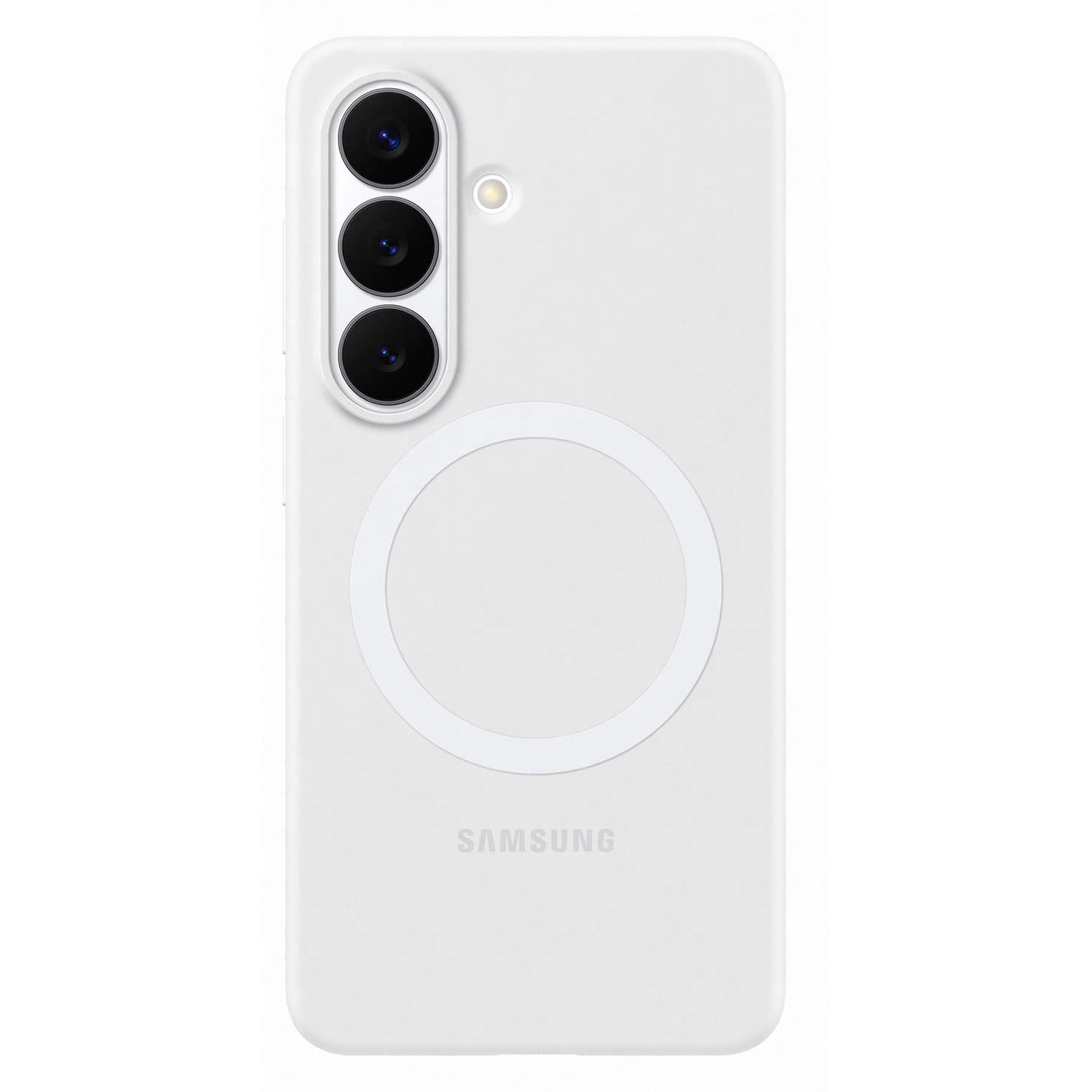 Samsung S26 Silicone Magnet White
