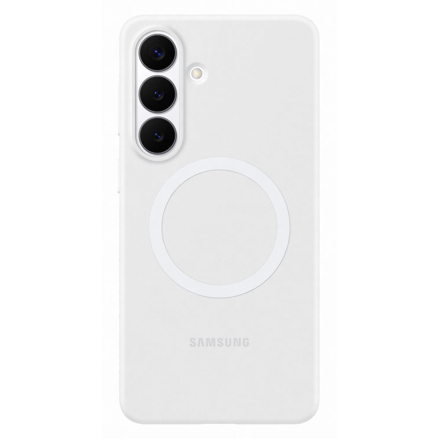 Samsung S26+ Silicone Magnet White