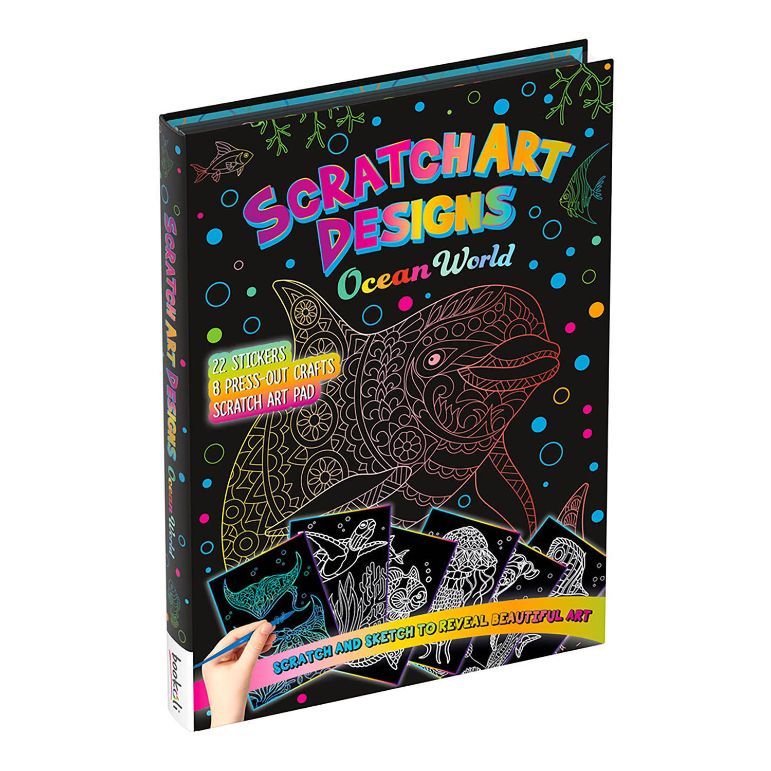 Scratch Art Craft Folders: Ocean