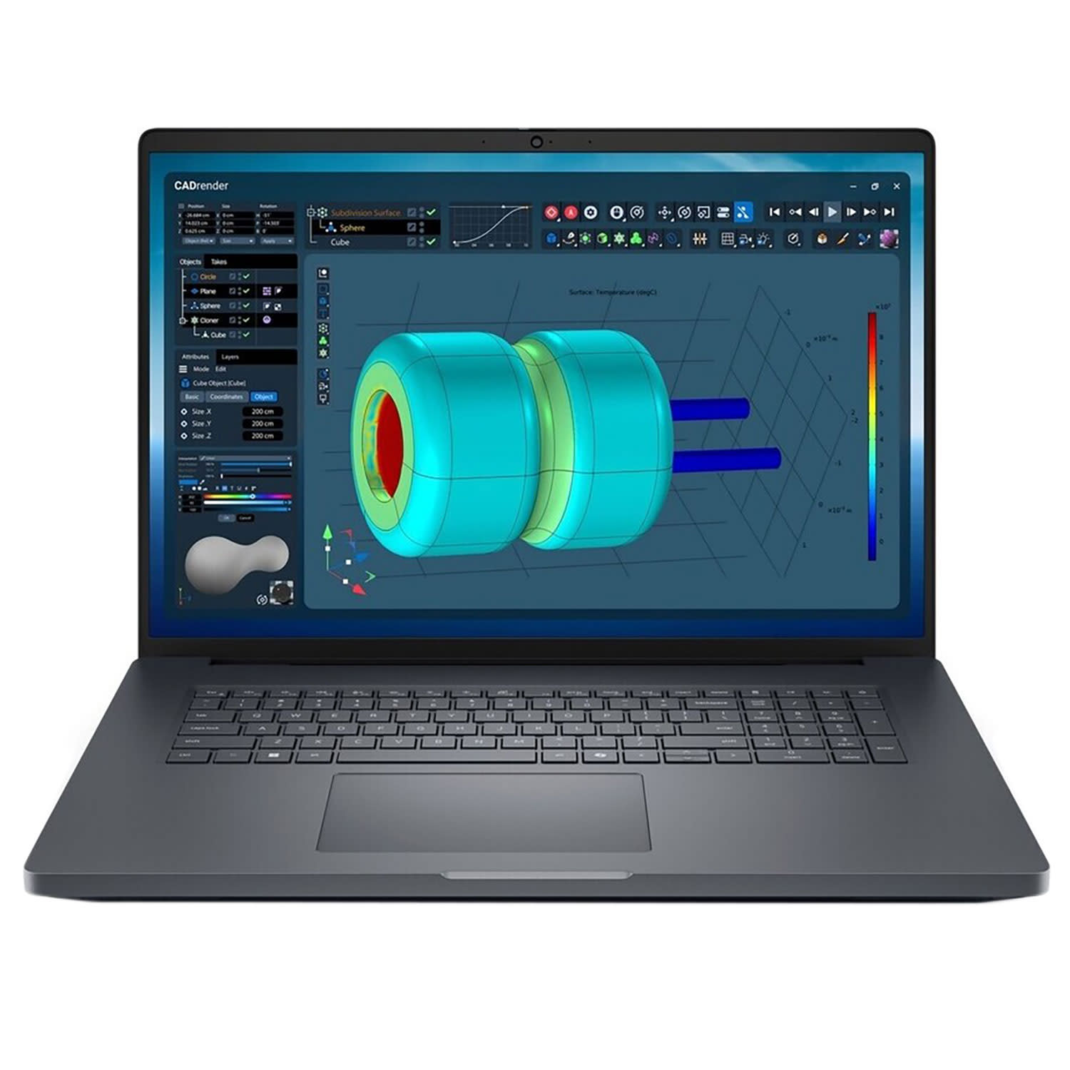 Dell Pro Max 18 Laptop 18" WVA (Core Ultra 7 265HX/32 GB/1 TB/RTX PRO 2000 8 GB/Windows 11 Pro)