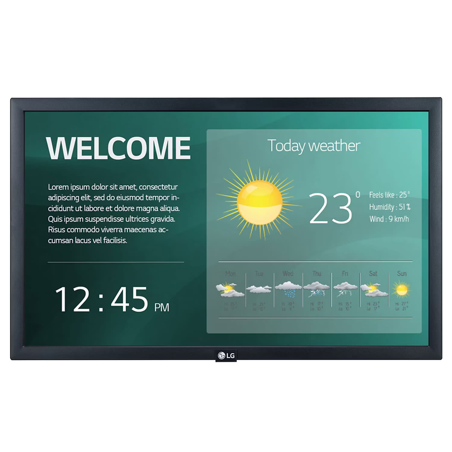 Εικόνα 1 του LG Digital Signage 22" 22SM3G