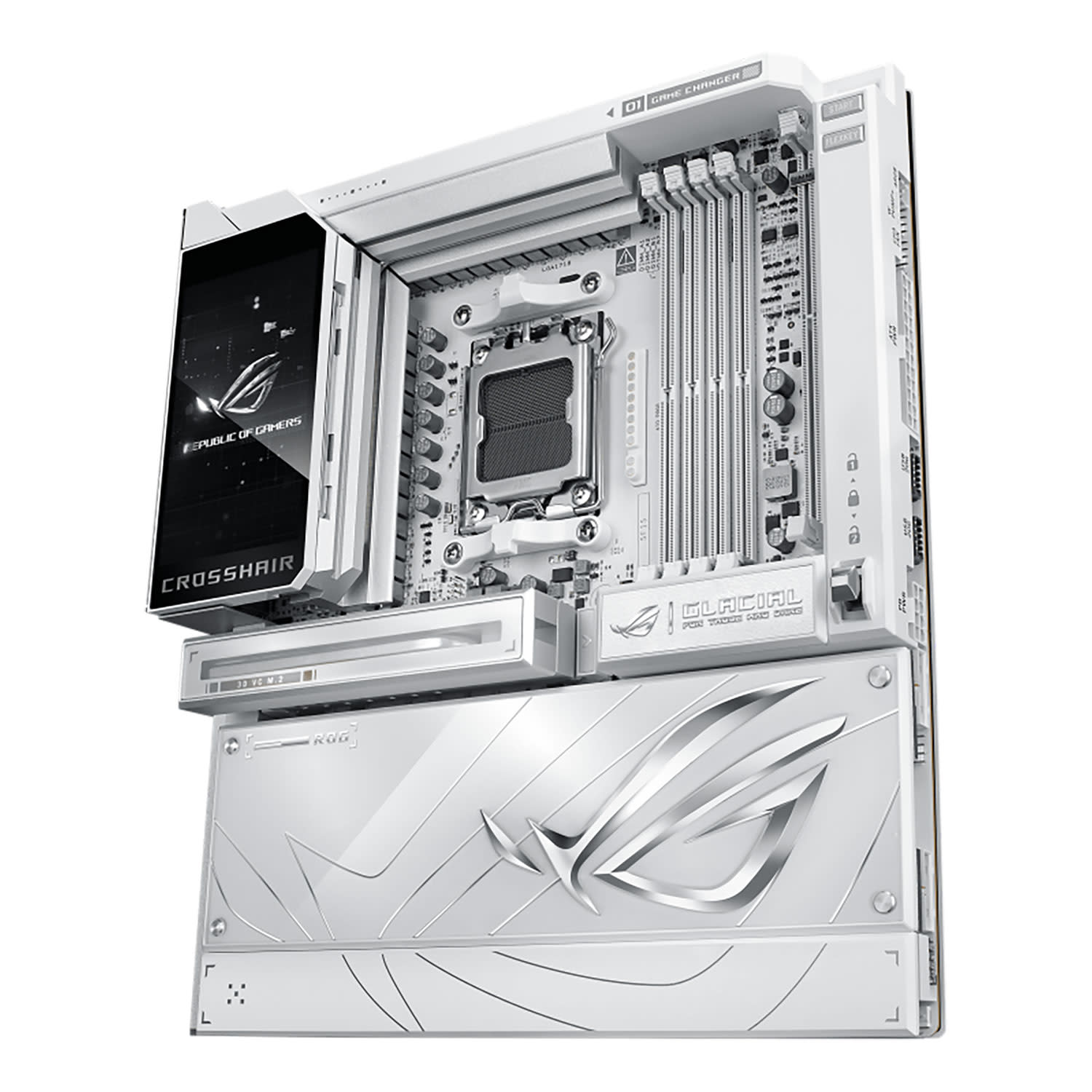 Κάνε κλικ για να δεις την εικόνα 3 του Asus Motherboard X870E ROG CROSSHAIR GLACIAL (X870E/AM5/DDR5)