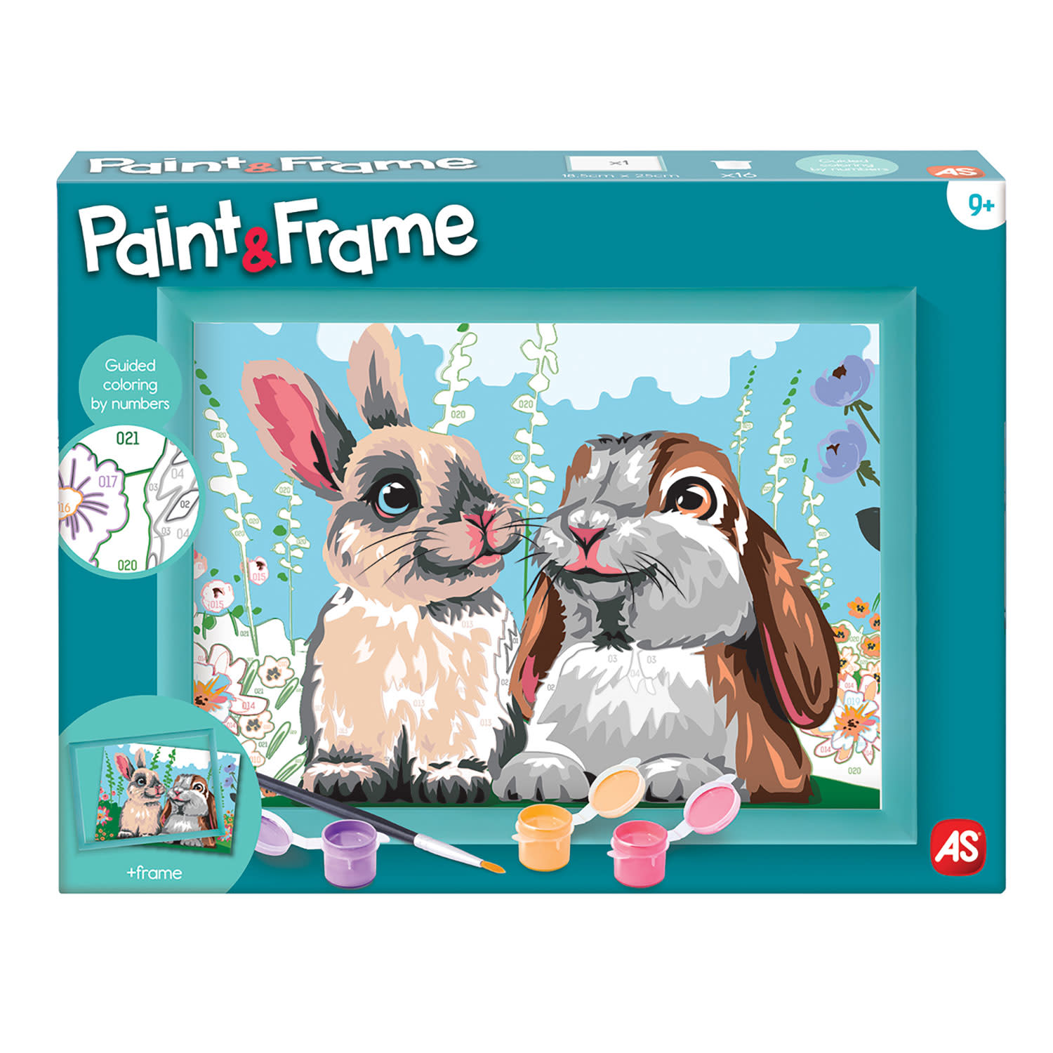 AS Paint & Frame Cute Bunnies
