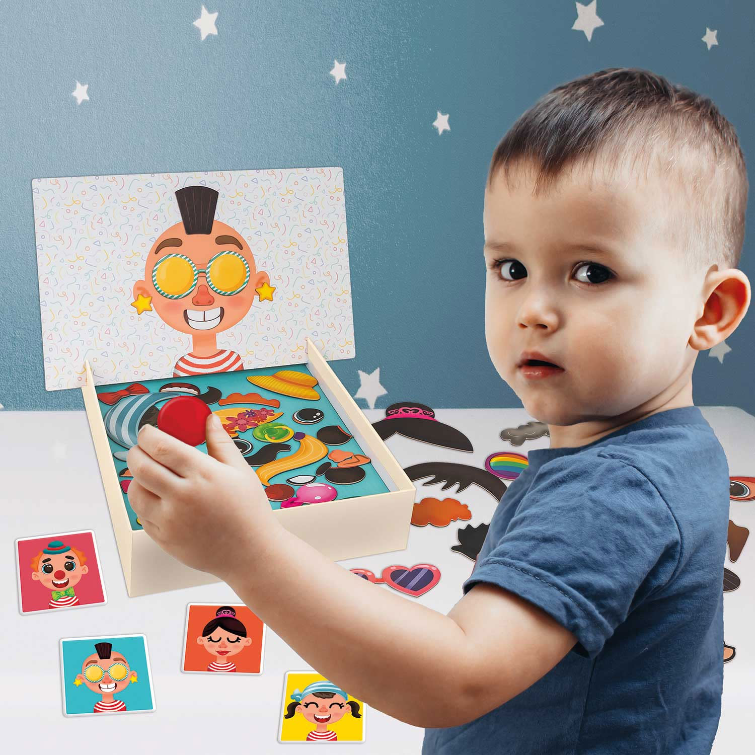 Κάνε κλικ για να δεις την εικόνα 5 του AS HappiHobbi Magnet - Αστεία Πρόσωπα