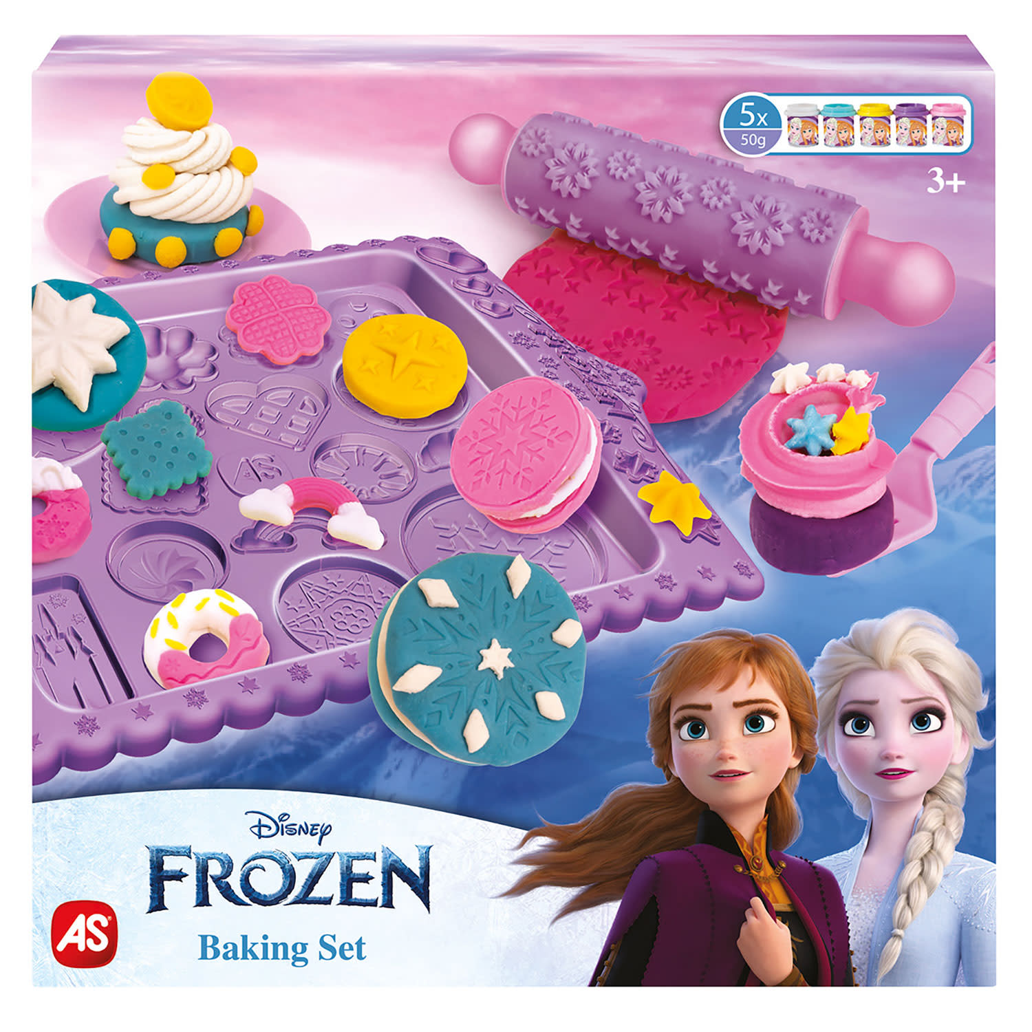 AS Σετ Πλαστελίνης, Φτιάχνω Μπισκότα Με Την Frozen