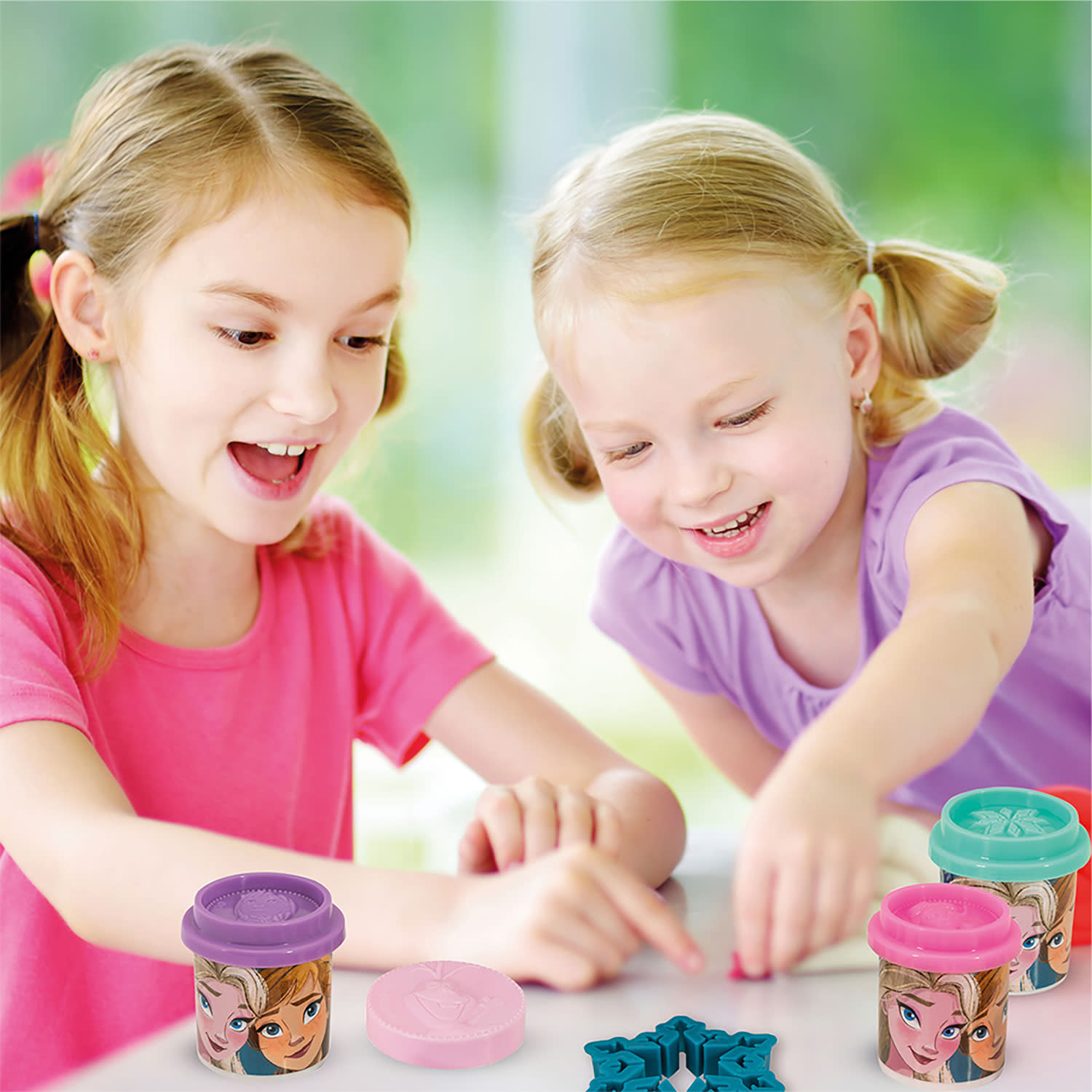 Εικόνα 3 του AS Κουβαδάκι Με 4 Βαζάκια Πλαστελίνης 2ΟΖ Και 8 Εργαλεία Frozen