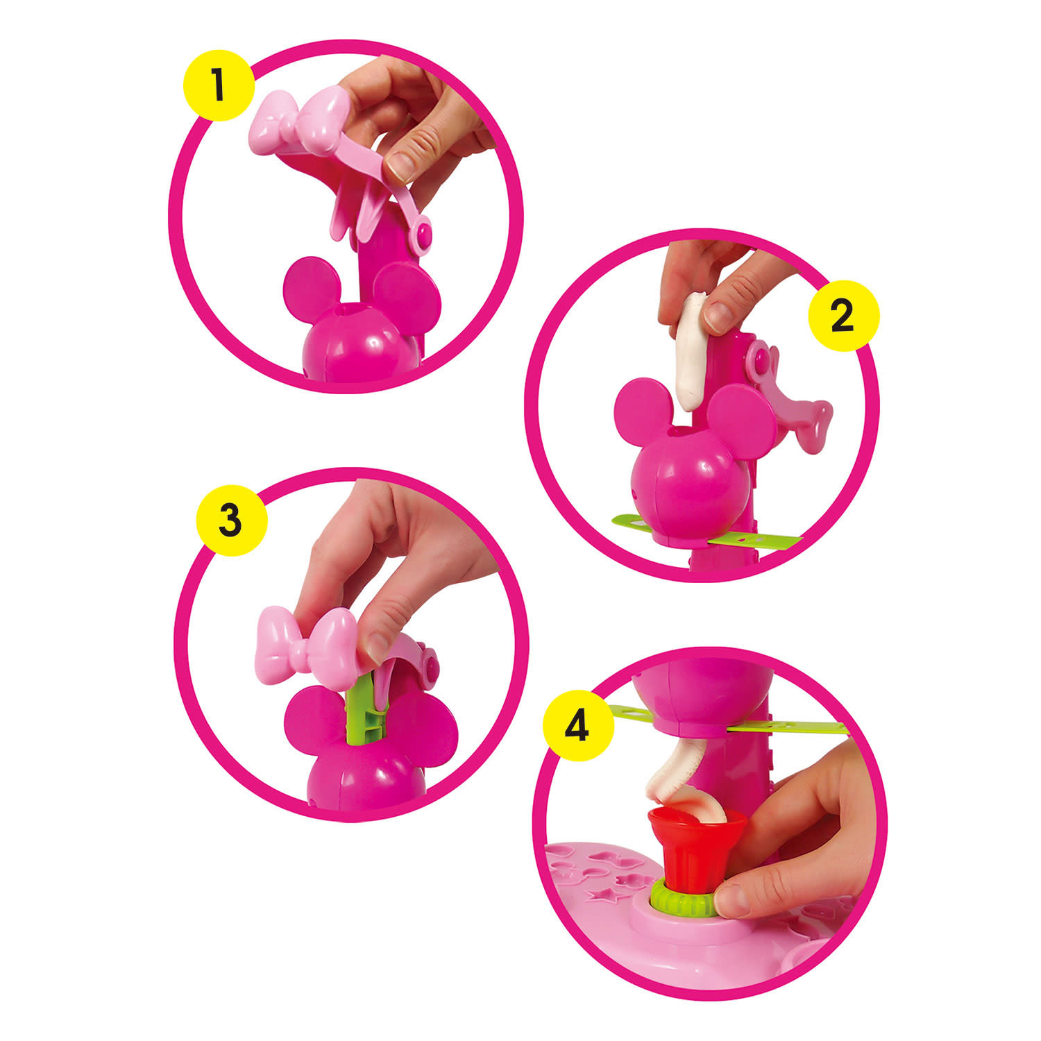 Εικόνα 3 του AS Παγωτοπλαστελίνα Minnie Με Πολύχρωμα Διακοσμητικά Sprinkles