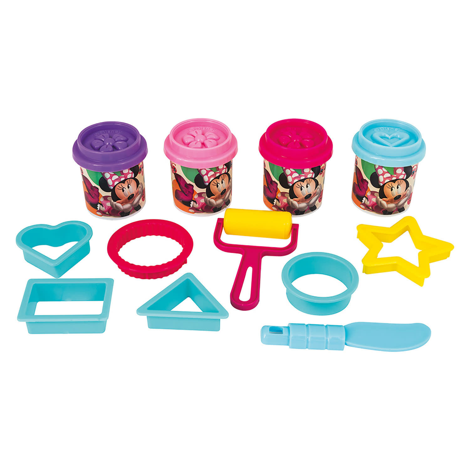 Εικόνα 3 του Κουβαδάκι Με 4 Βαζάκια Πλαστελίνης 2OZ Και Εργαλεία Minnie - Assorted (03571)