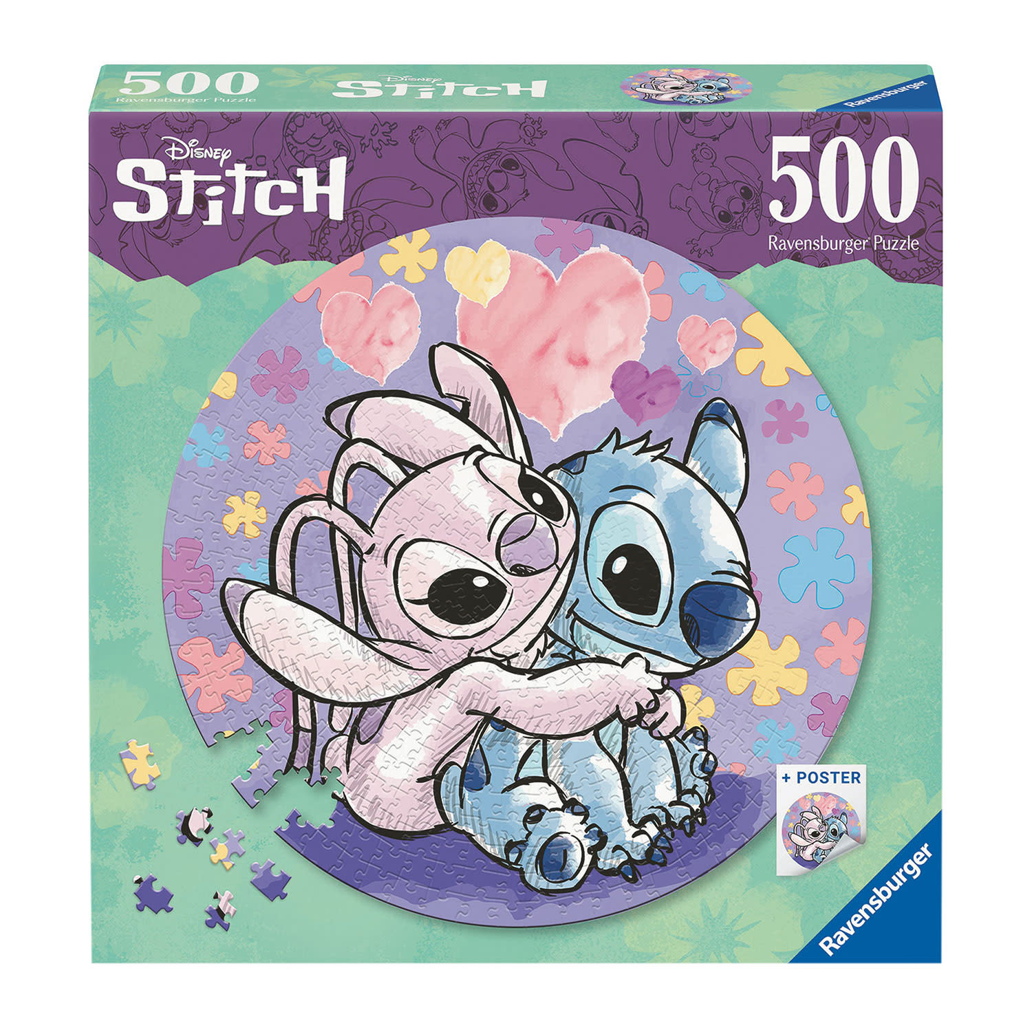 Κάνε κλικ για να δεις την εικόνα 1 του Ravensburger Puzzle Stitch&Angel 500pcs