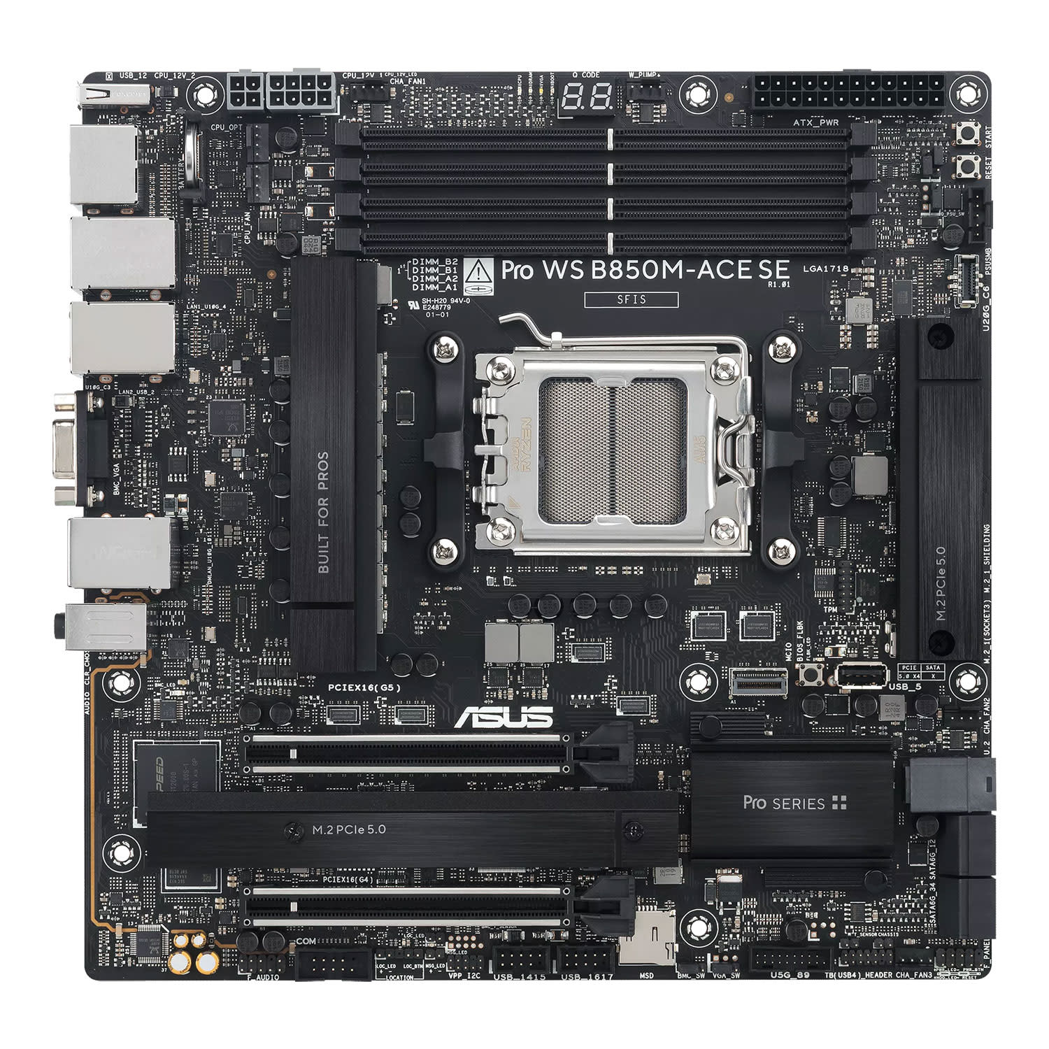 Εικόνα 2 του Asus Motherboard B850M PRO WS ACE SE (Β850/AM5/DDR5)