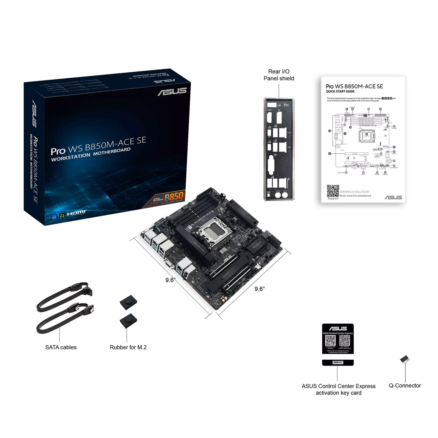 Εικόνα 8 του Asus Motherboard B850M PRO WS ACE SE (Β850/AM5/DDR5)