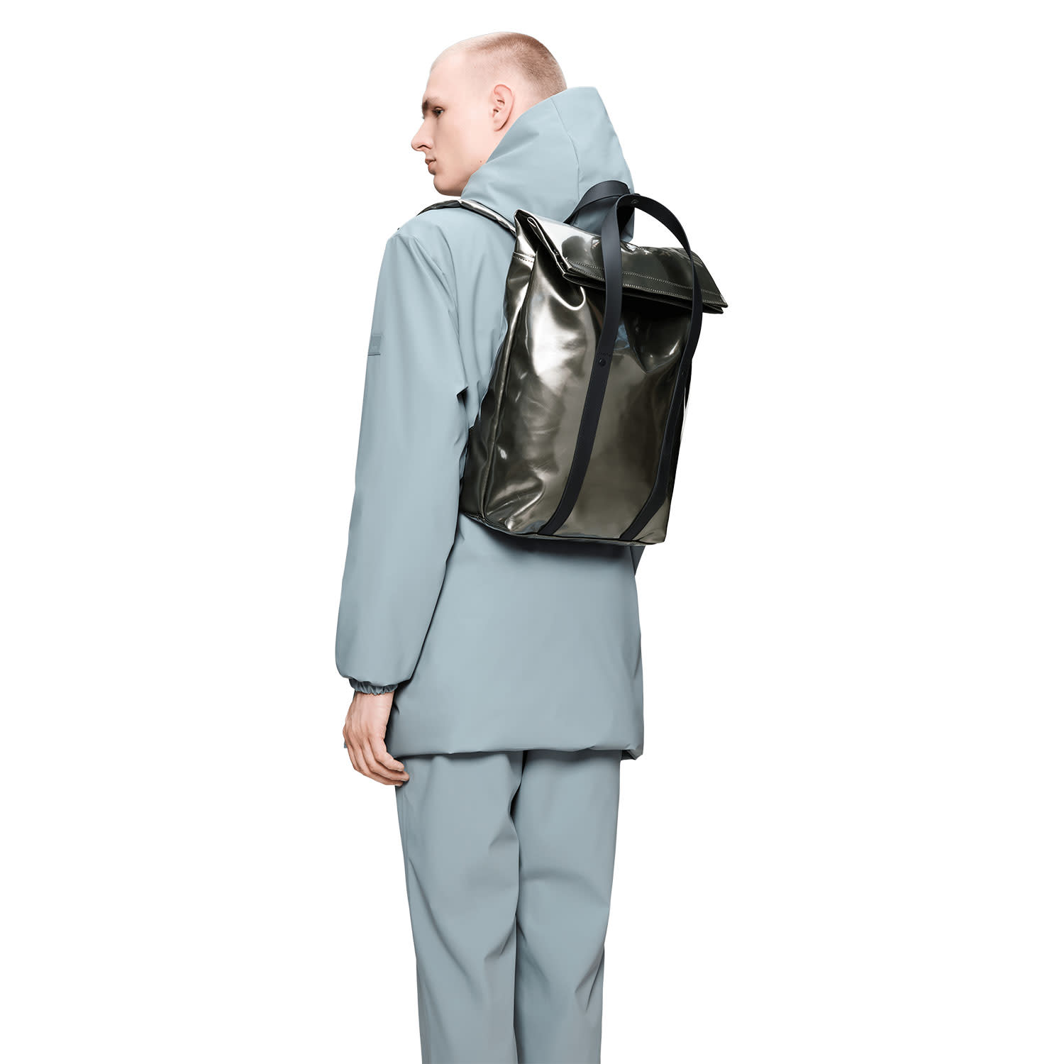 Κάνε κλικ για να δεις την εικόνα 4 του Rains 2 Way Tote Backpack W3 Raven