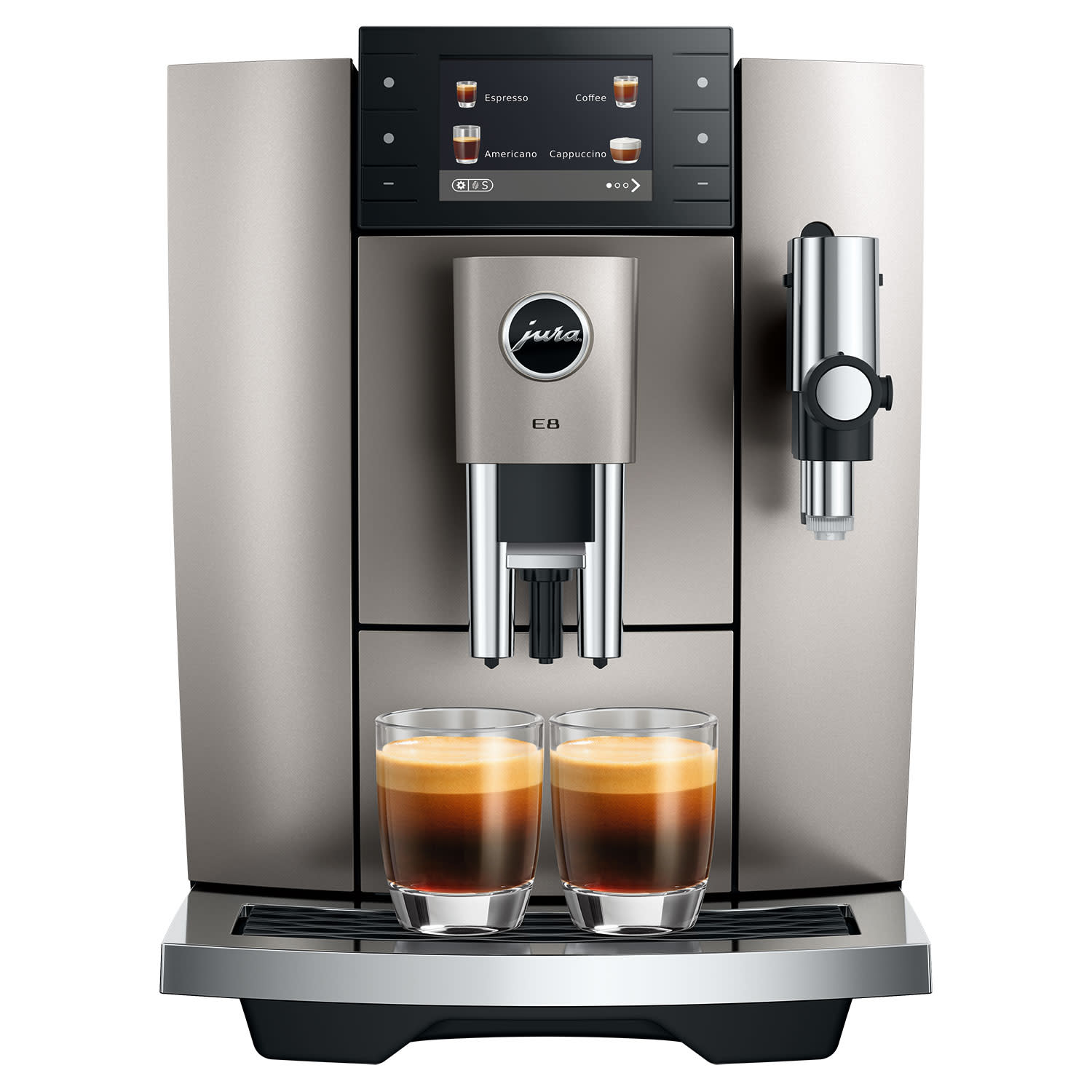 Jura Καφετιέρα Espresso Αυτόματη E8 Midnight Silver