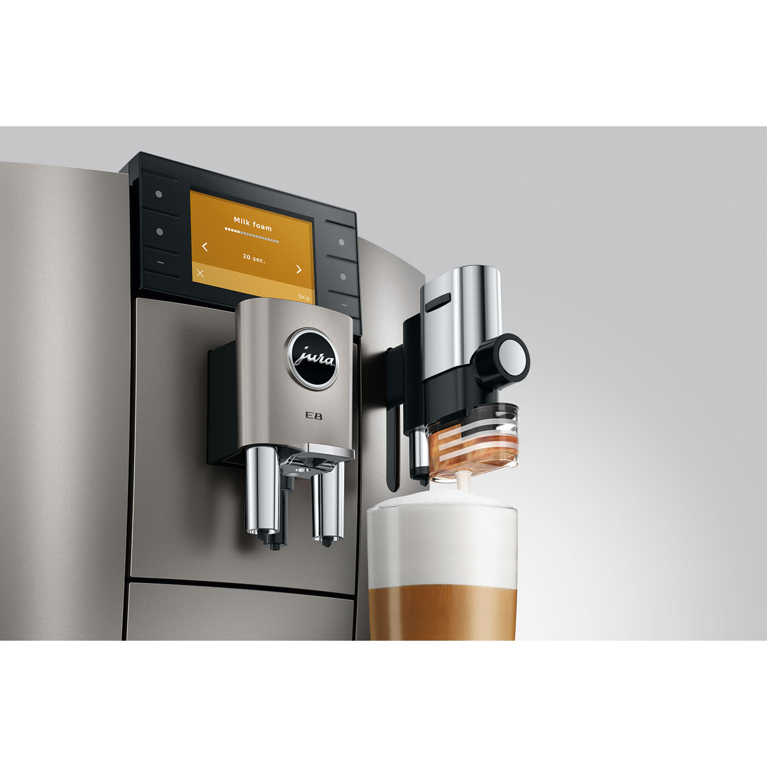 Εικόνα 4 του Jura Καφετιέρα Espresso Αυτόματη E8 Midnight Silver