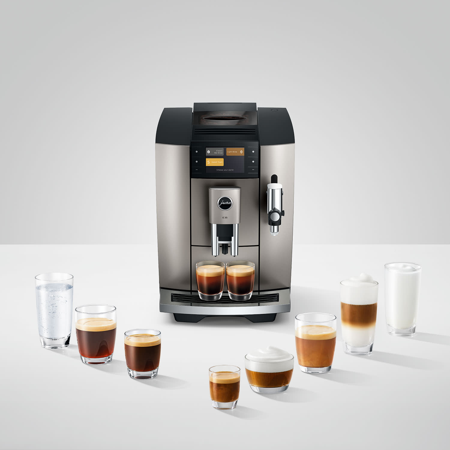 Εικόνα 8 του Jura Καφετιέρα Espresso Αυτόματη E8 Midnight Silver