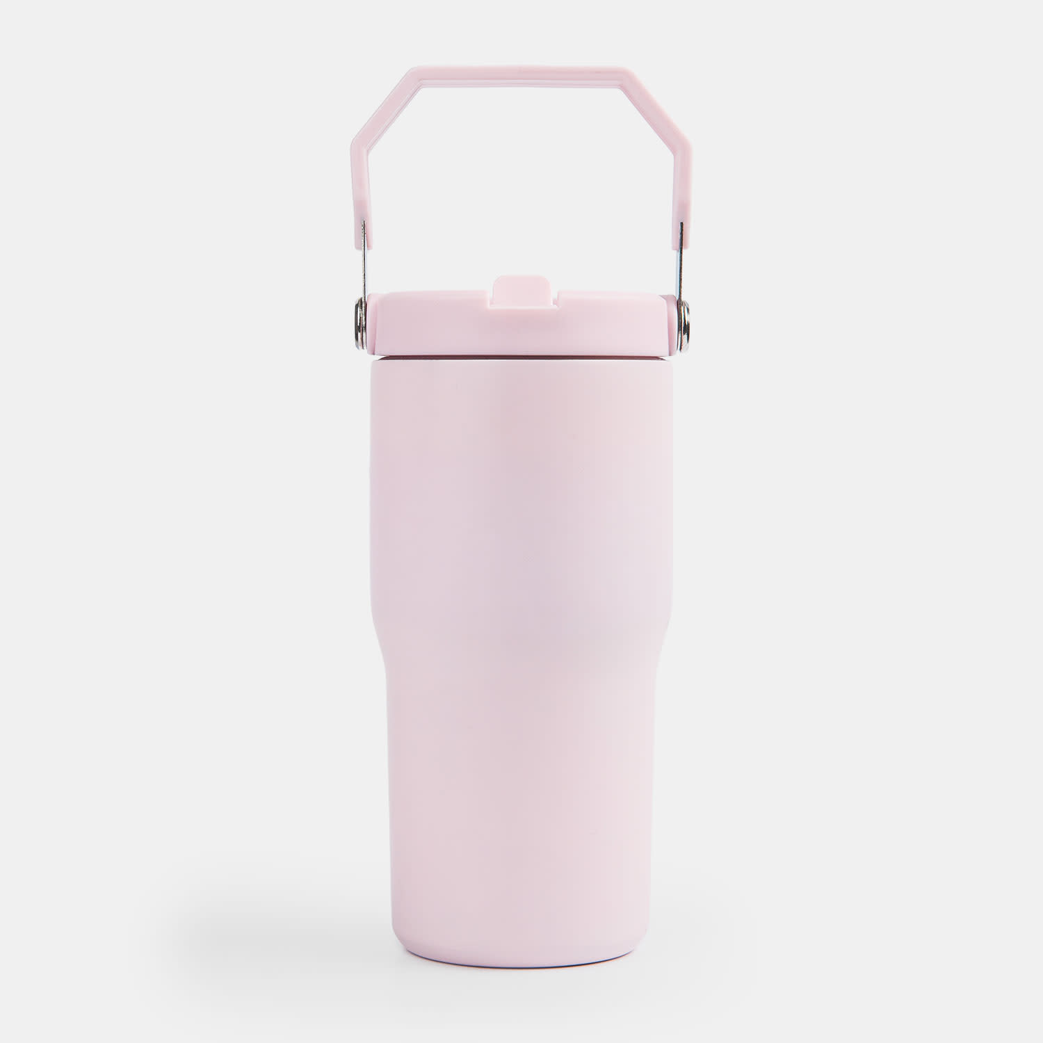 Sentio Παγούρι με Ενσωματωμένο Καλαμάκι 600ml Ροζ