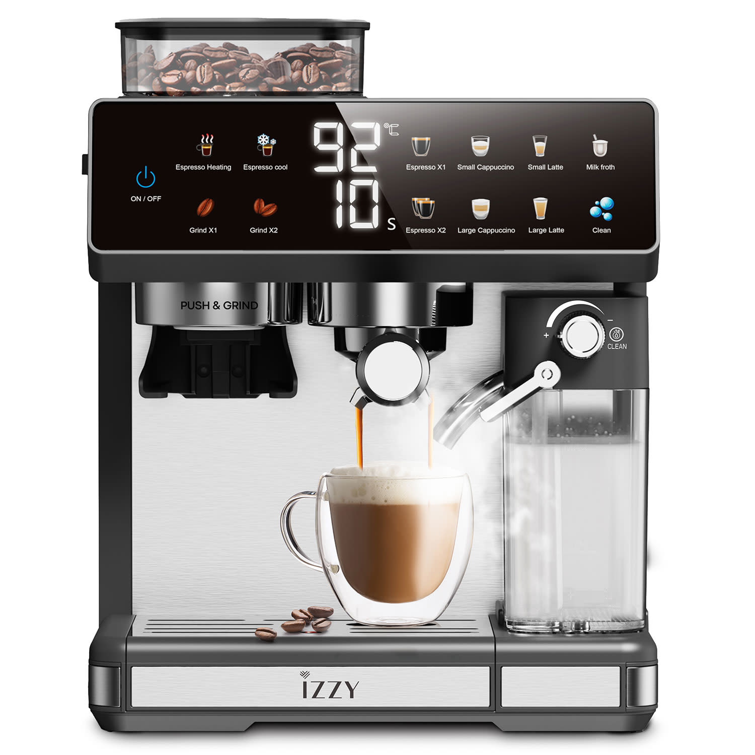 Εικόνα 3 του Izzy Καφετιέρα Espresso Ημιαυτόματη IZ-6028