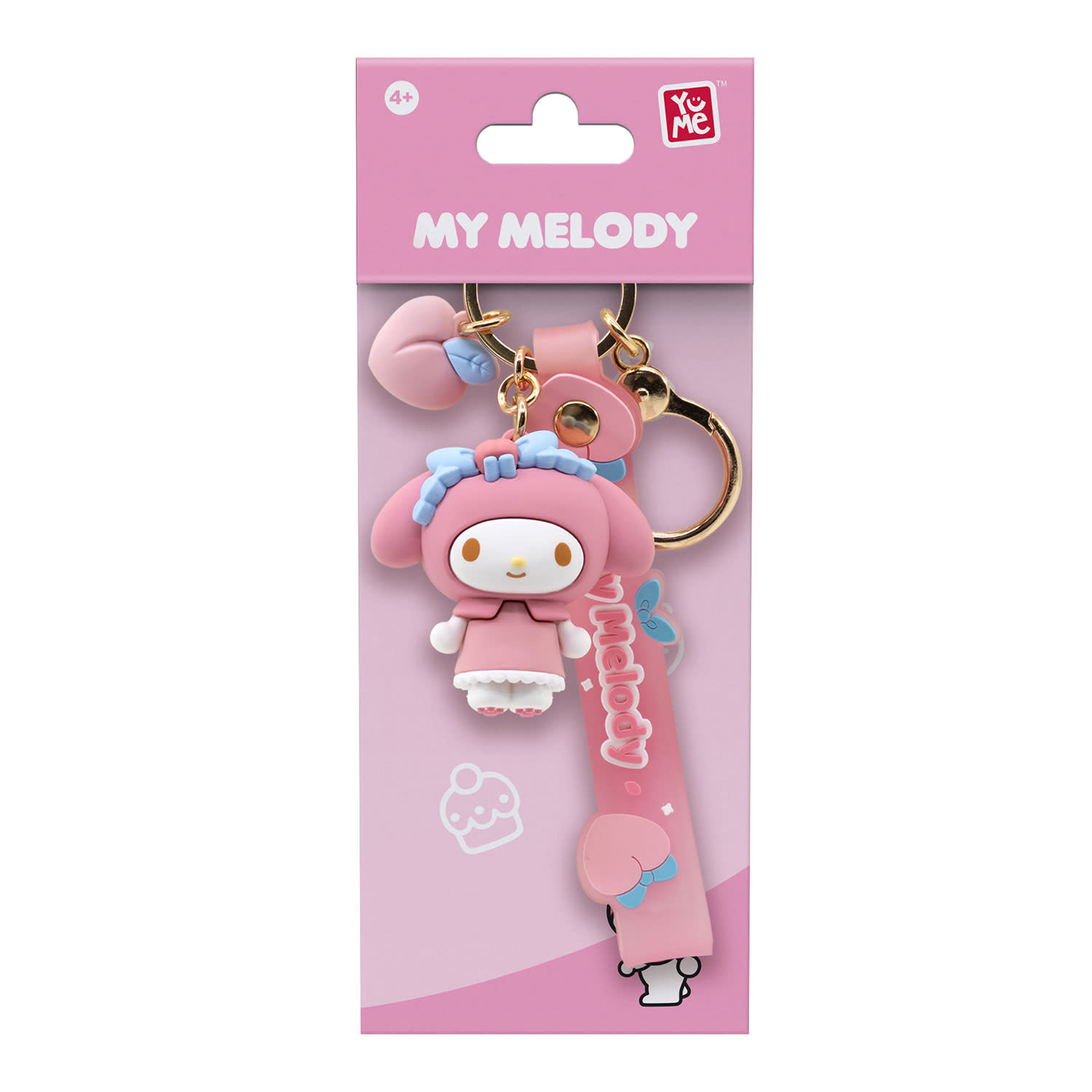 Κάνε κλικ για να δεις την εικόνα 3 του YUME Hello Kitty Keychain & Strap Peach Series