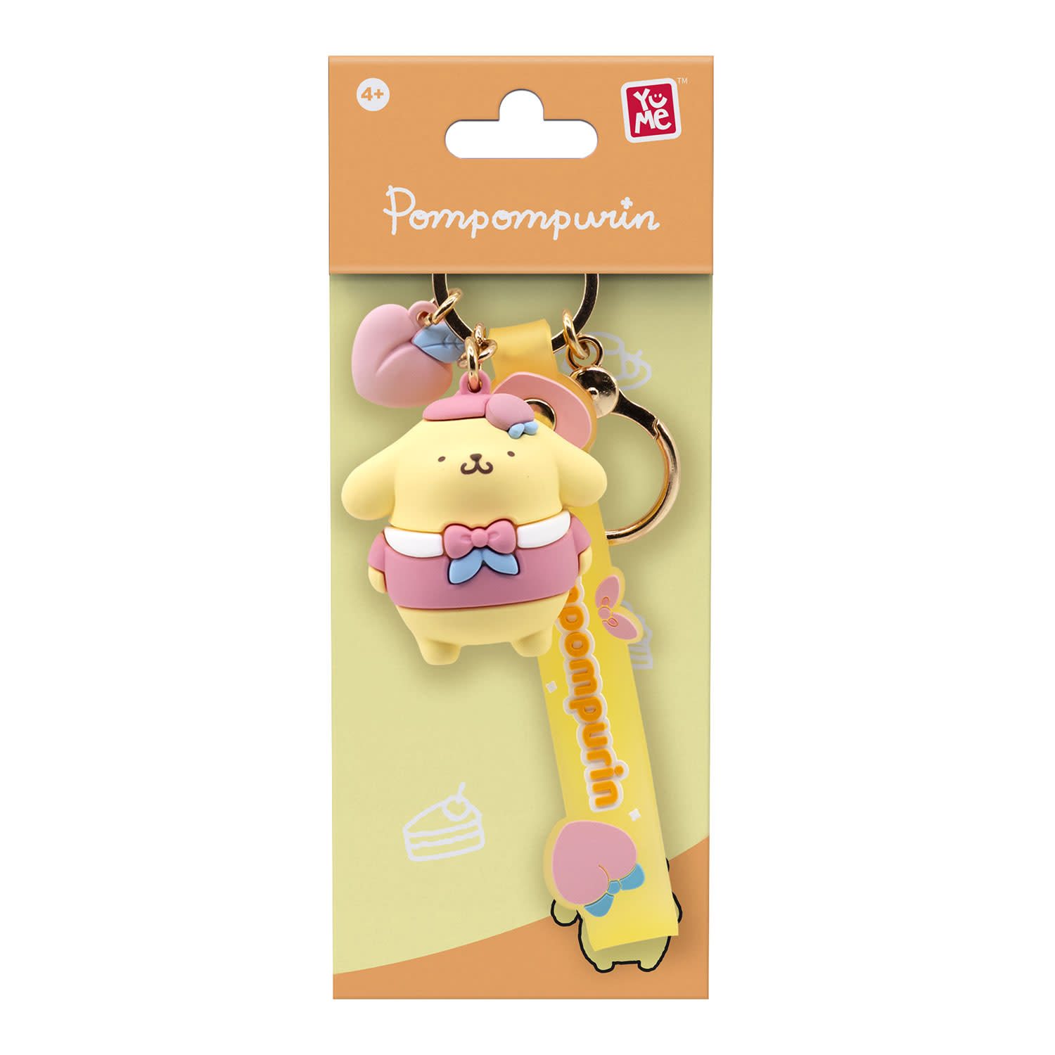 Κάνε κλικ για να δεις την εικόνα 4 του YUME Hello Kitty Keychain & Strap Peach Series