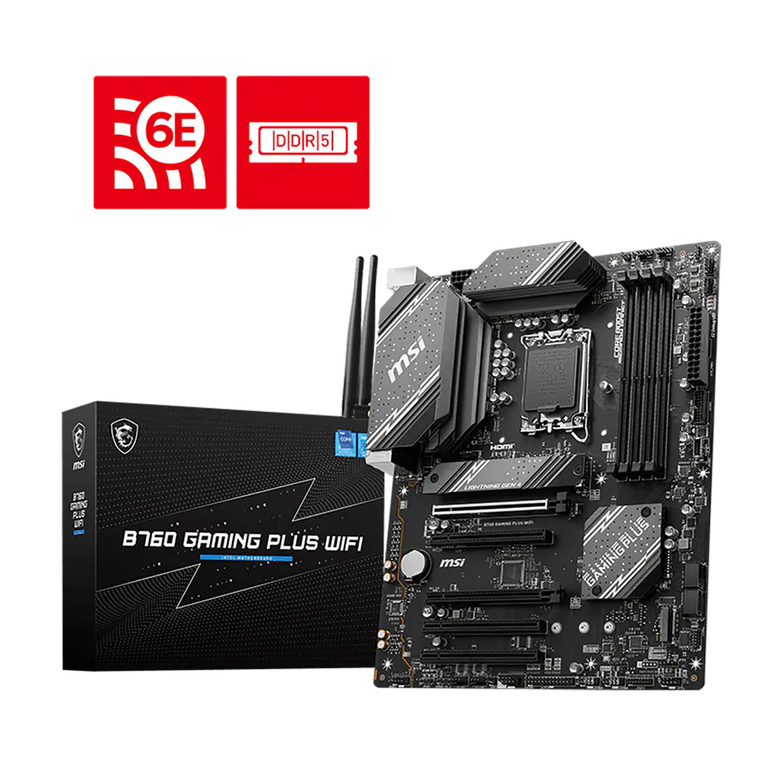 MSI Motherboard B760 GAMING PLUS WIFI (Β760/1700/DDR5)