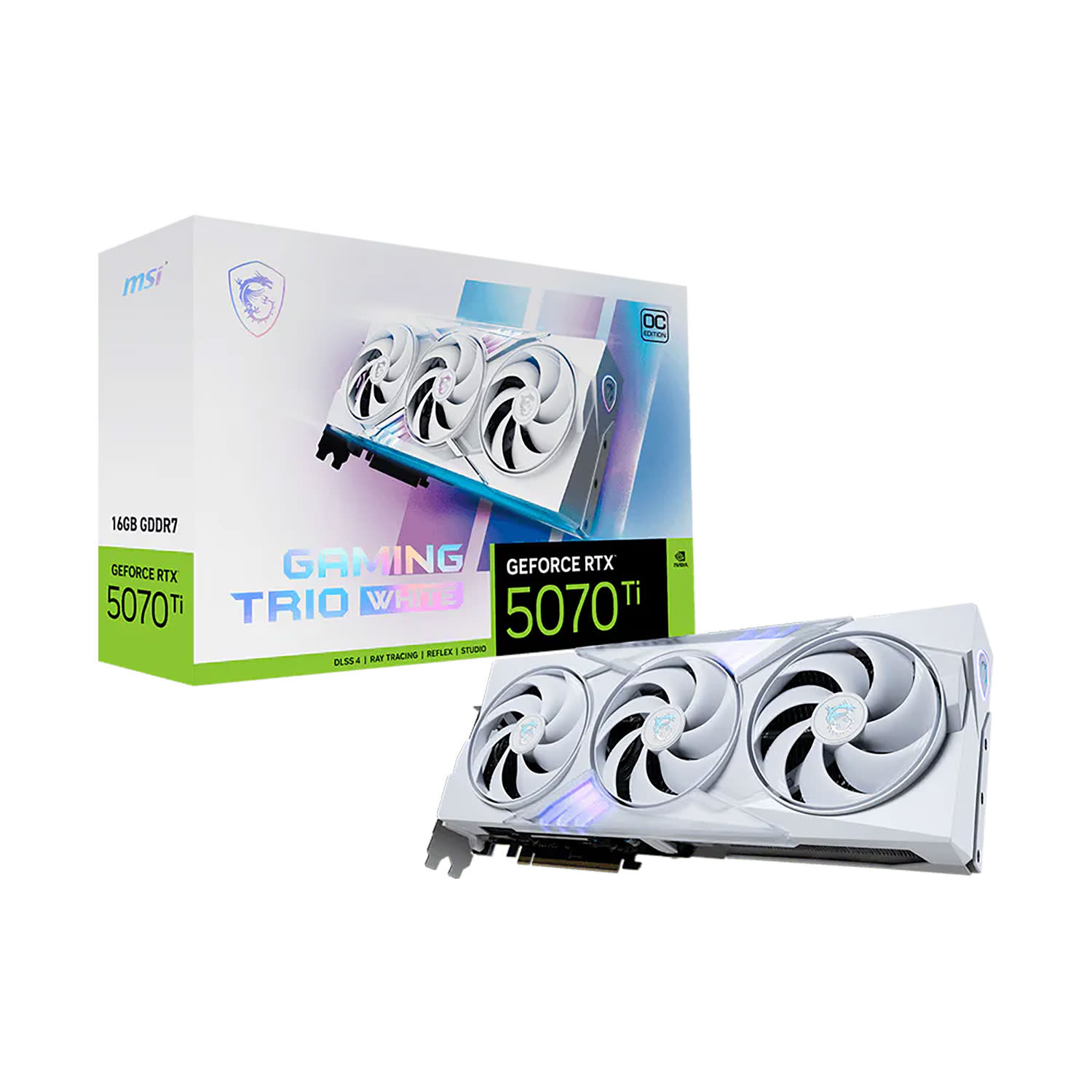 MSI VGA GeForce RTX 5070 Ti GAMING TRIO OC WHITE 16 GB