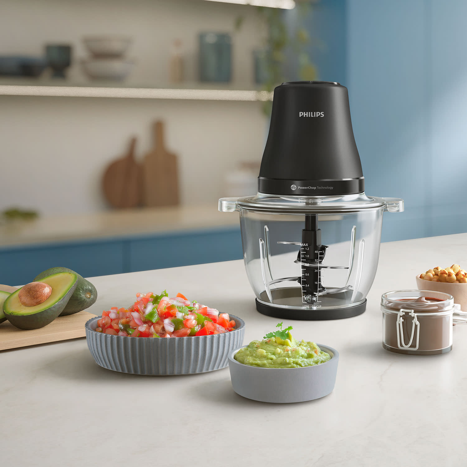 Εικόνα 5 του Philips Πολυκόπτης HR1502/00 3000