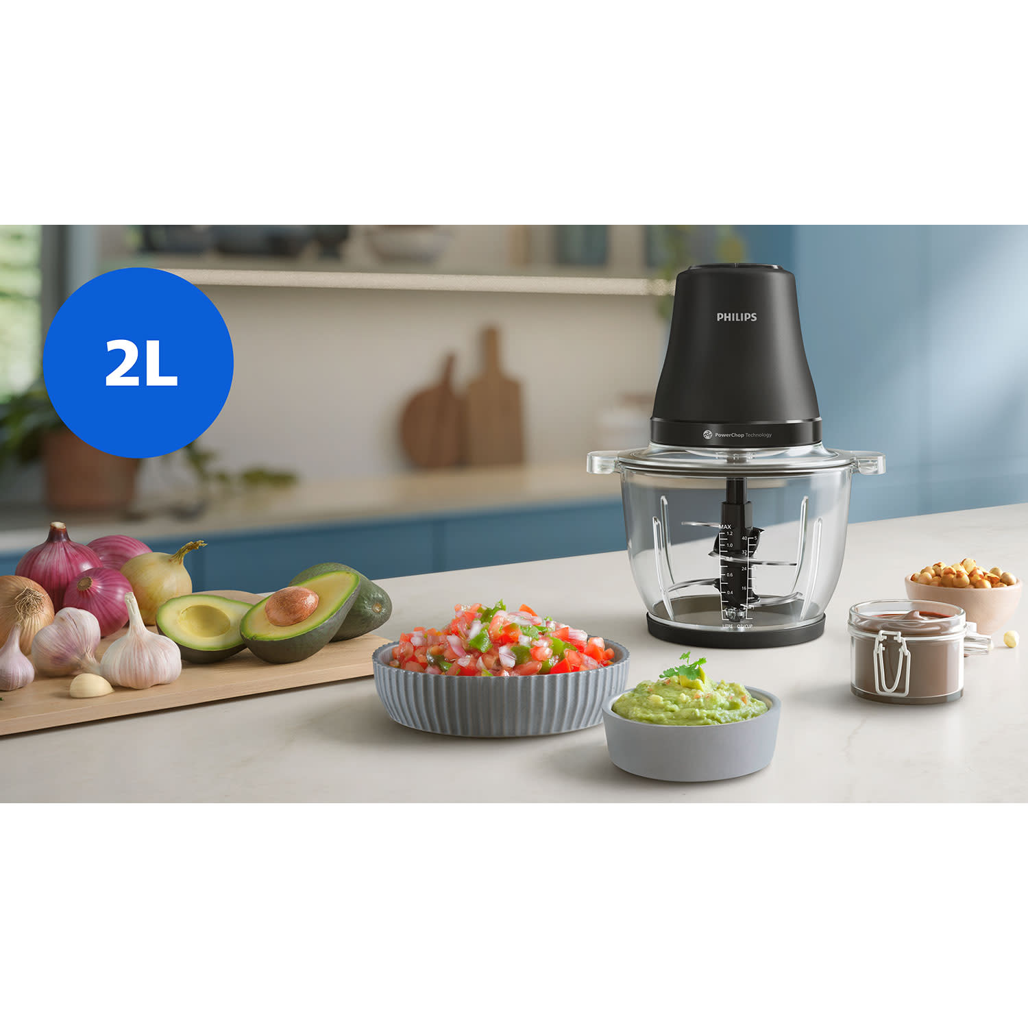 Εικόνα 6 του Philips Πολυκόπτης HR1502/00 3000