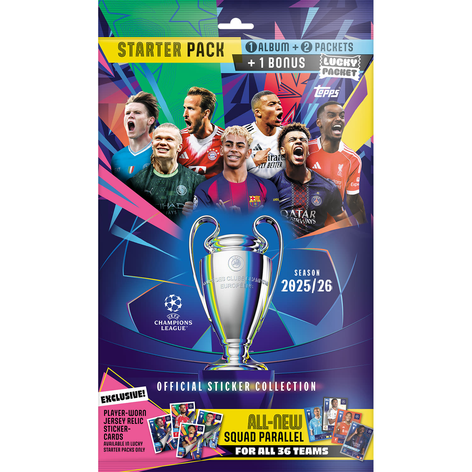 Topps UEFA Champions League 2026 Album Pack