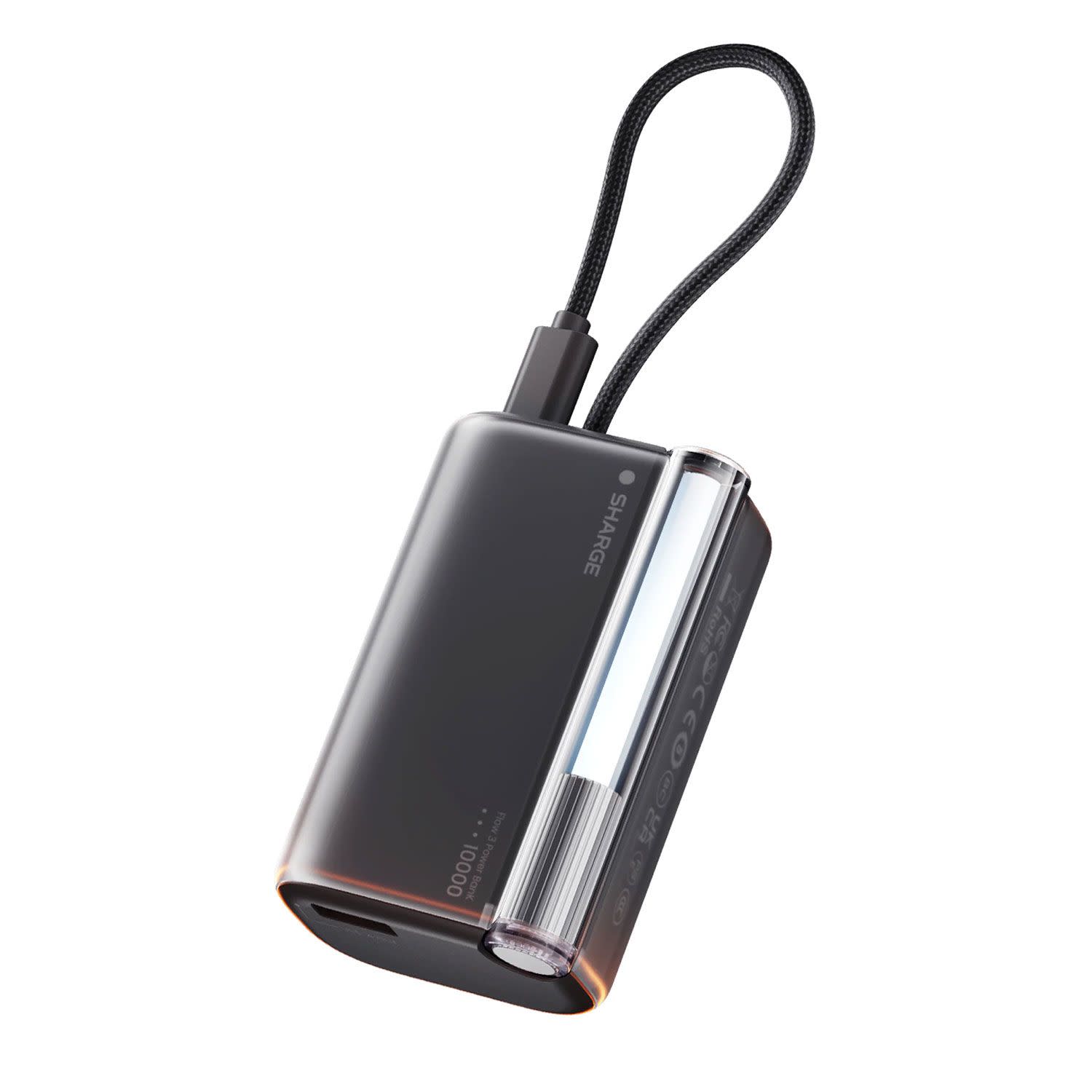 Sharge PowerBank Flow 3 10.000mAh 45W Μαύρο