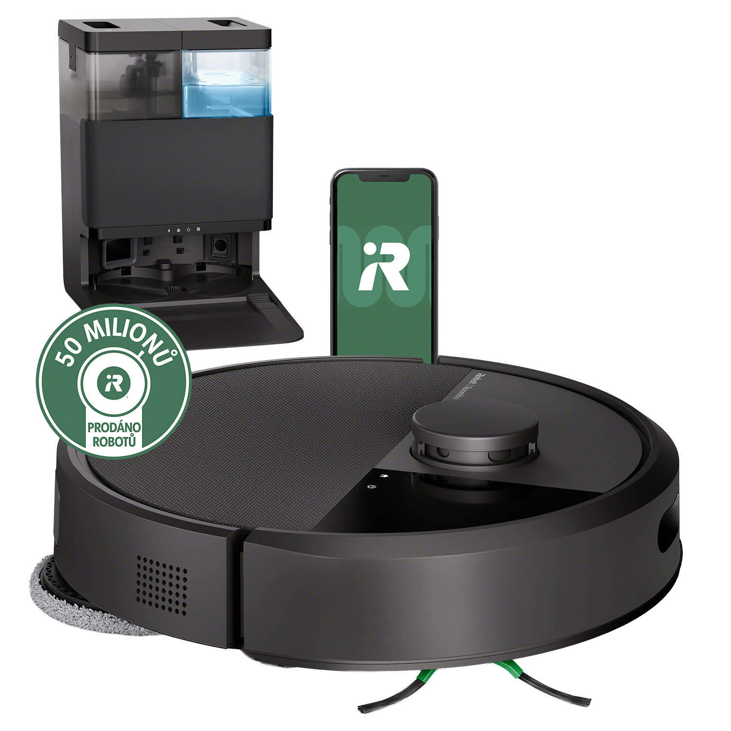 Κάνε κλικ για να δεις την εικόνα 1 του iRobot Σκούπα ρομπότ Roomba Combo 405 Black G185040