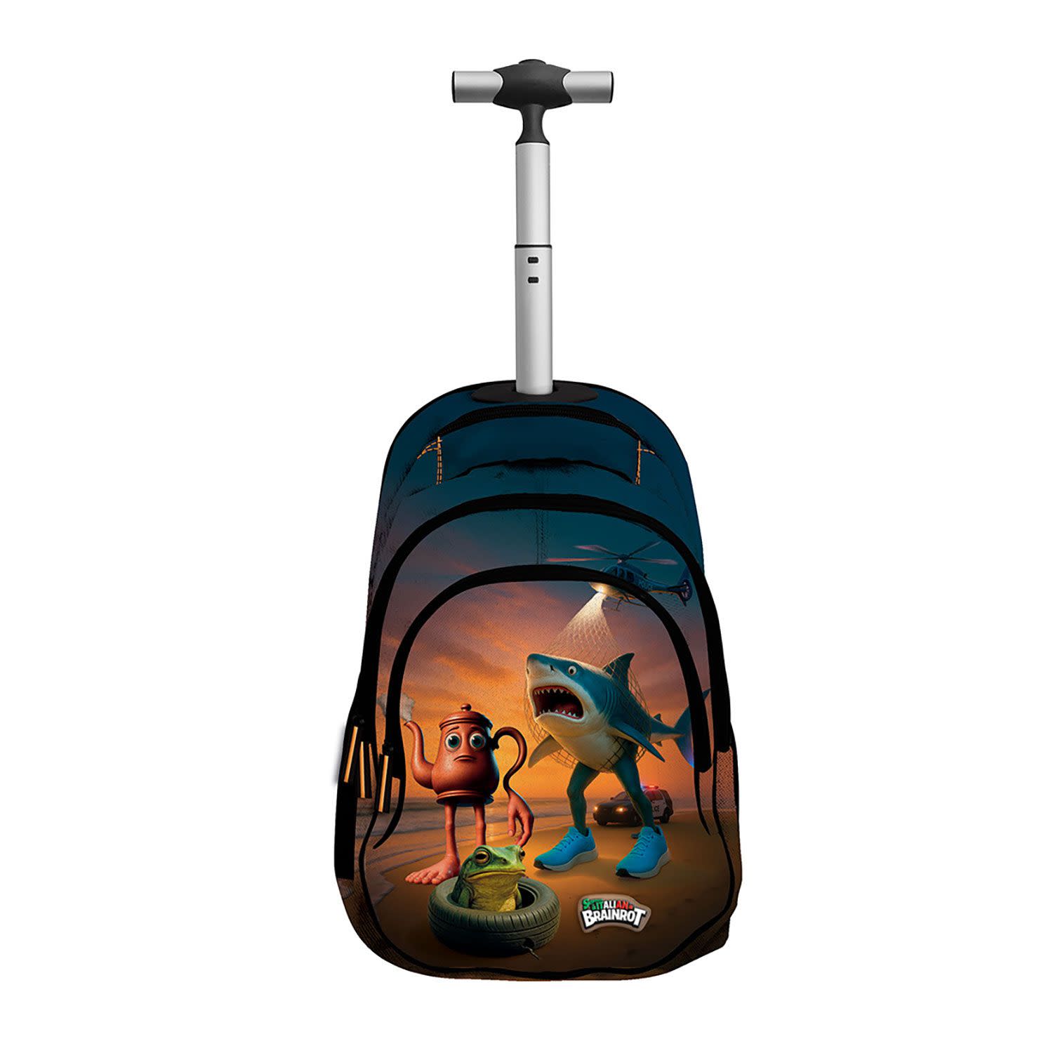Graffiti Τσάντα Trolley Δημοτικού Team Brainrot