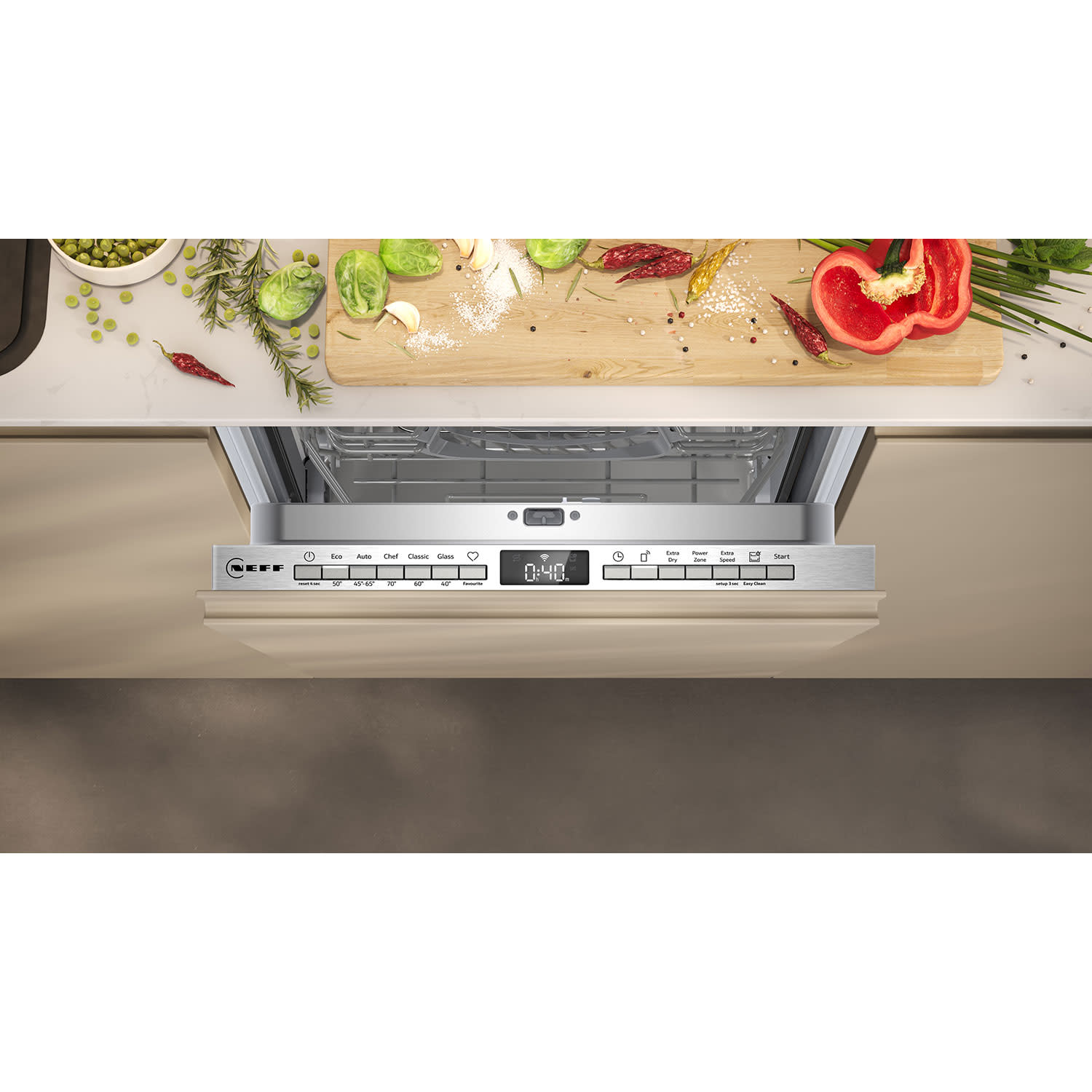 Εικόνα 4 του Neff S875EMX35E Πλυντήριο Πιάτων Εντοιχιζόμενο 44,80 cm