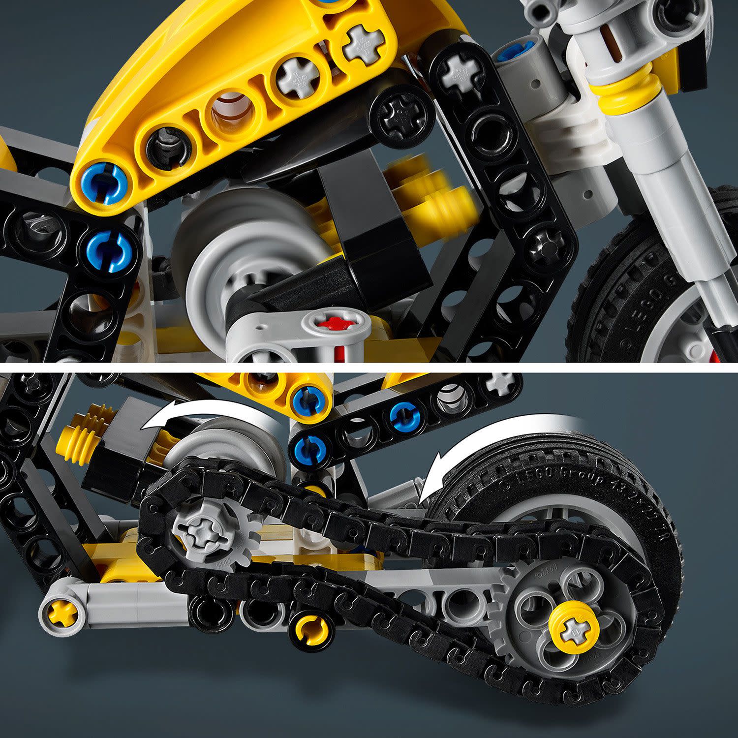 Εικόνα 4 του LEGO  Technic Κίτρινη Μοτοσικλέτα 42225
