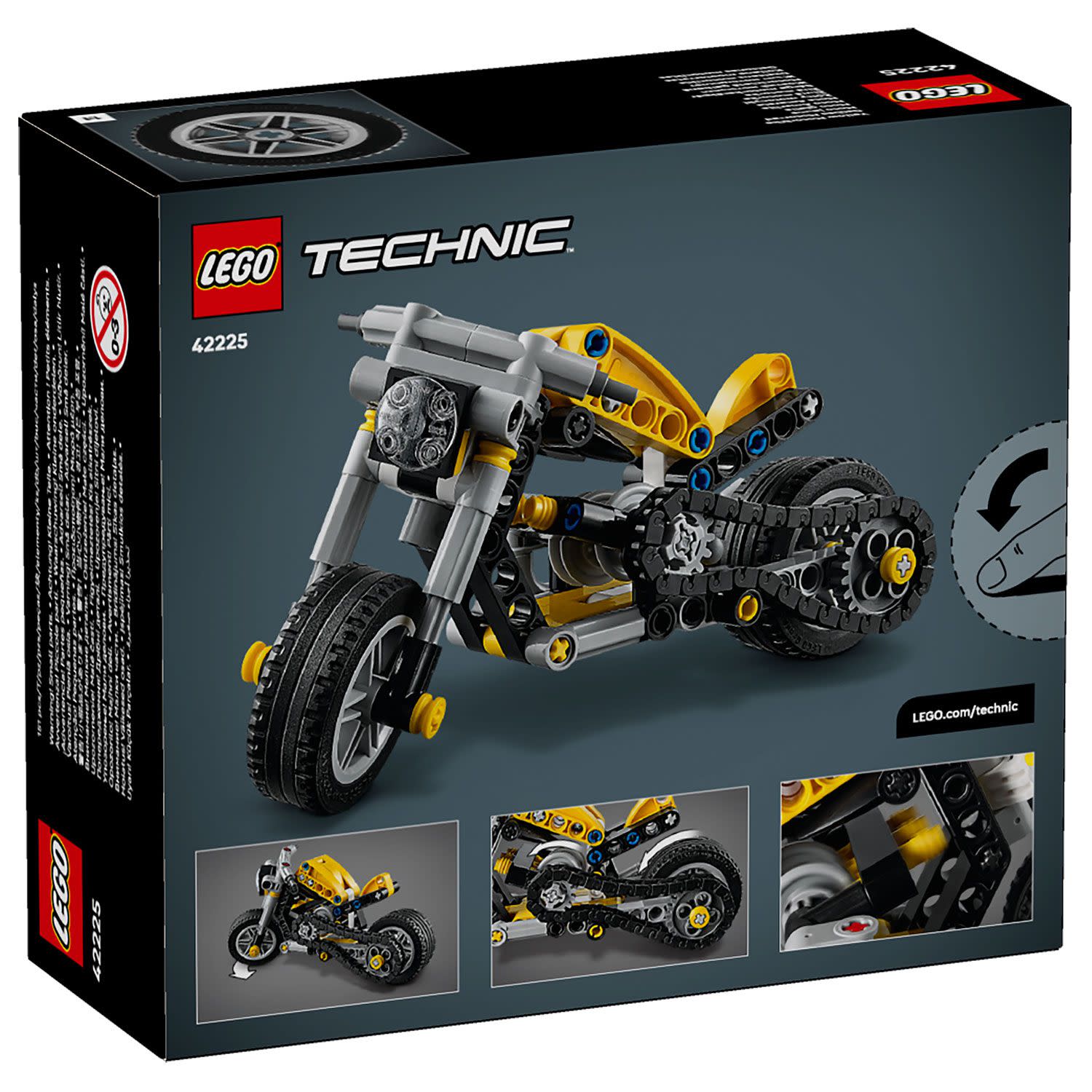 Εικόνα 8 του LEGO  Technic Κίτρινη Μοτοσικλέτα 42225