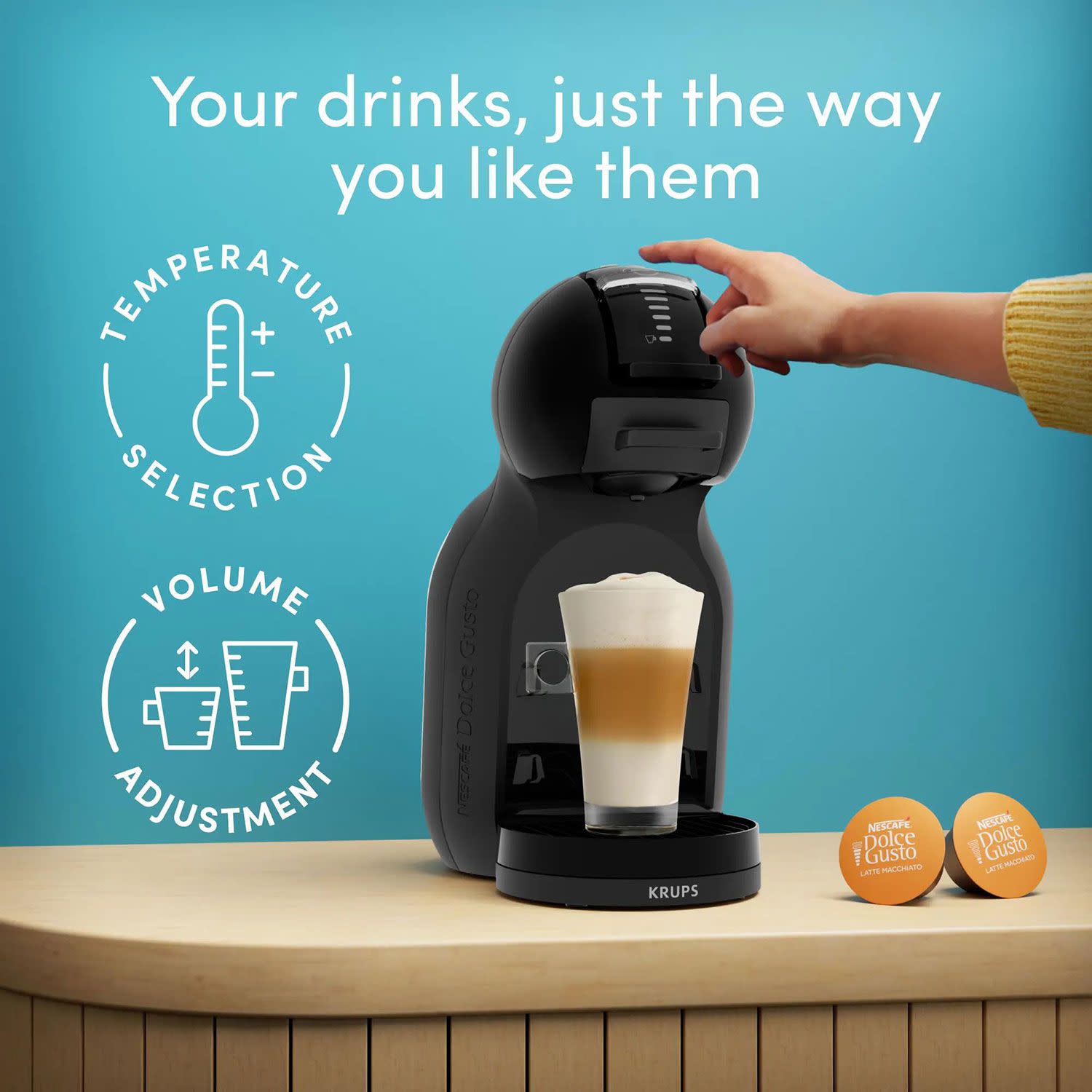 Εικόνα 8 του Krups NESCAFE Dolce Gusto Mini Me 2 Μηχανή Ροφημάτων KP1438