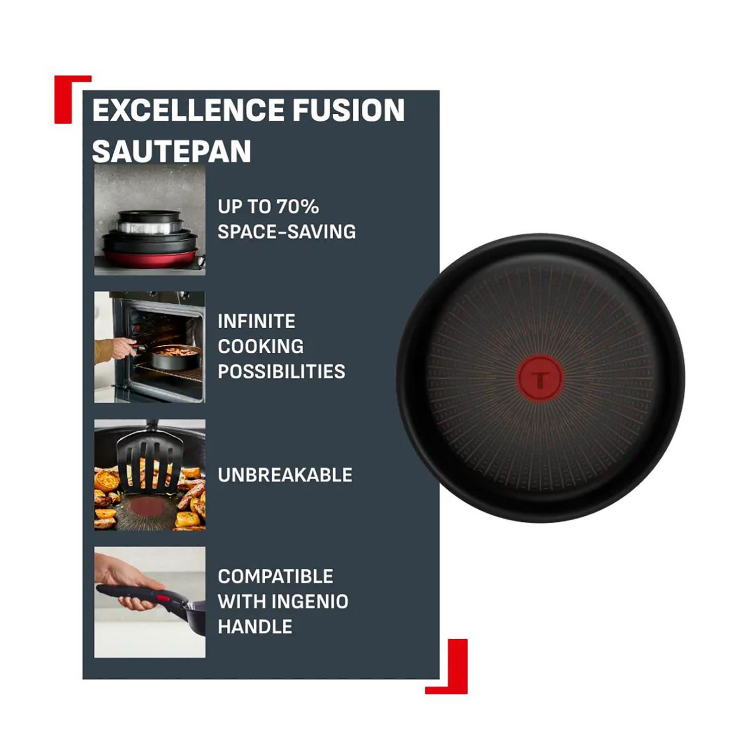 Εικόνα 10 του Tefal Ingenio Excellence Τηγάνι 24,00 cm