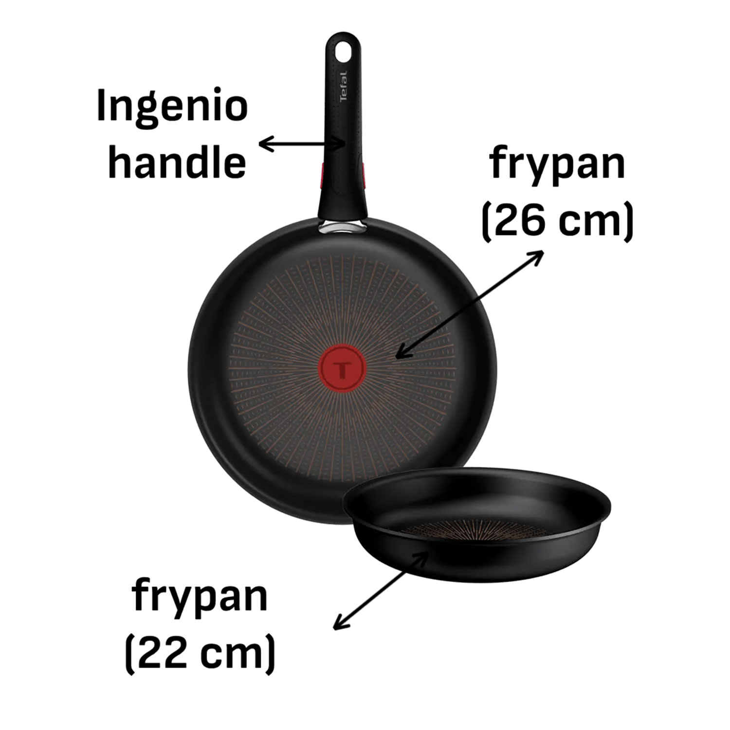 Εικόνα 3 του Tefal Ingenio Excellence Τηγάνι 22,00 - 26,00 cm
