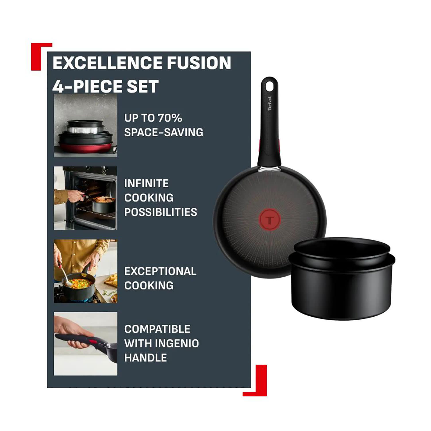 Κάνε κλικ για να δεις την εικόνα 10 του Tefal Κατσαρόλα Ingenio Excellence 16,00 - 20,00 cm