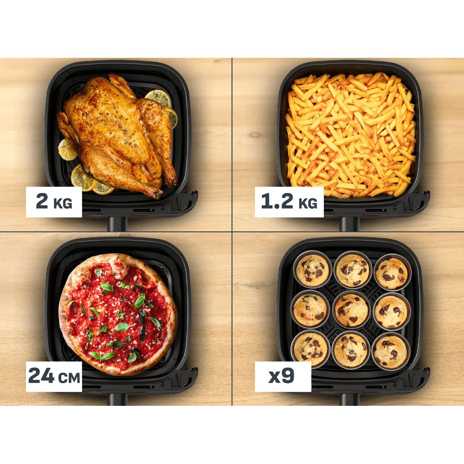 Εικόνα 7 του Tefal Φριτέζα Αέρος EY8618 Easy Fry Mega