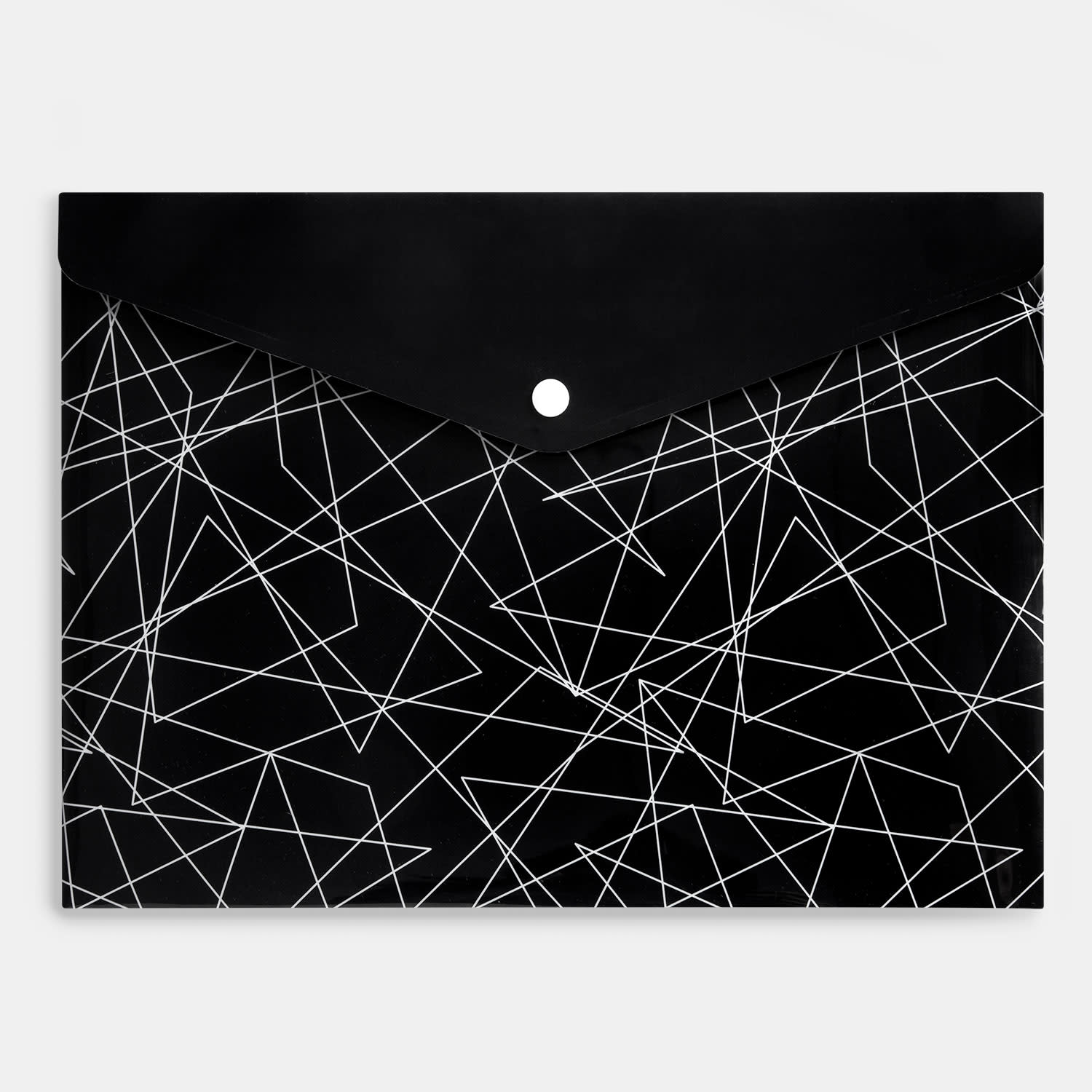 Goomby Φάκελος με Κουμπί Α4 Geo Lines