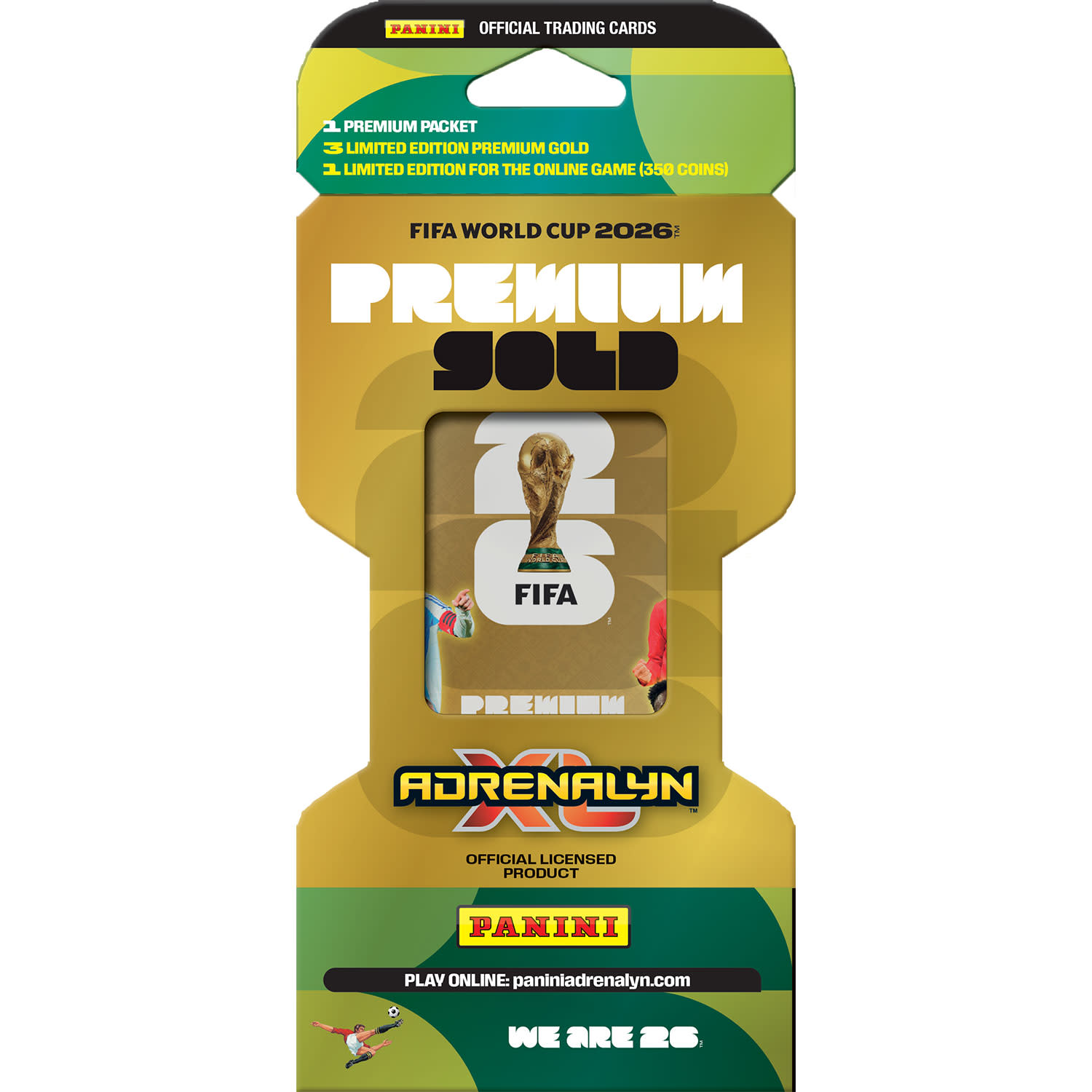 PANINI World Cup 2026 Adrenalyn Premium Gold Blister