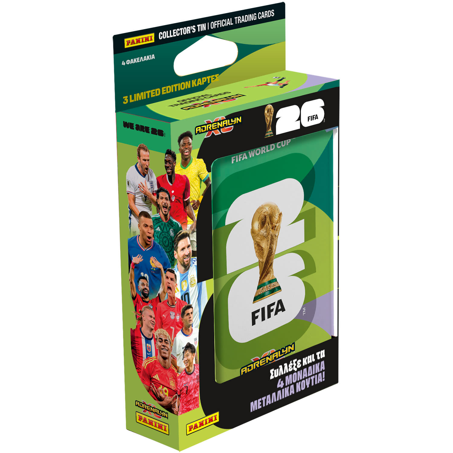 PANINI World Cup 2026 Adrenalyn Metal Pocket Tin