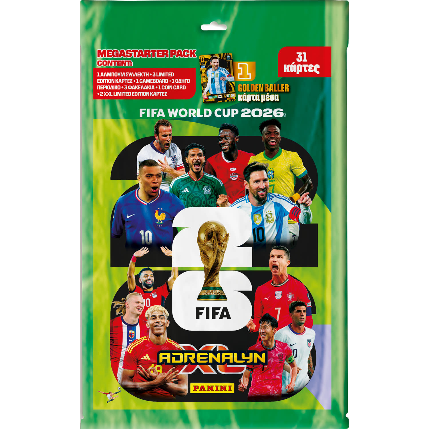 PANINI World Cup 2026 Adrenalyn Mega Starter Pack