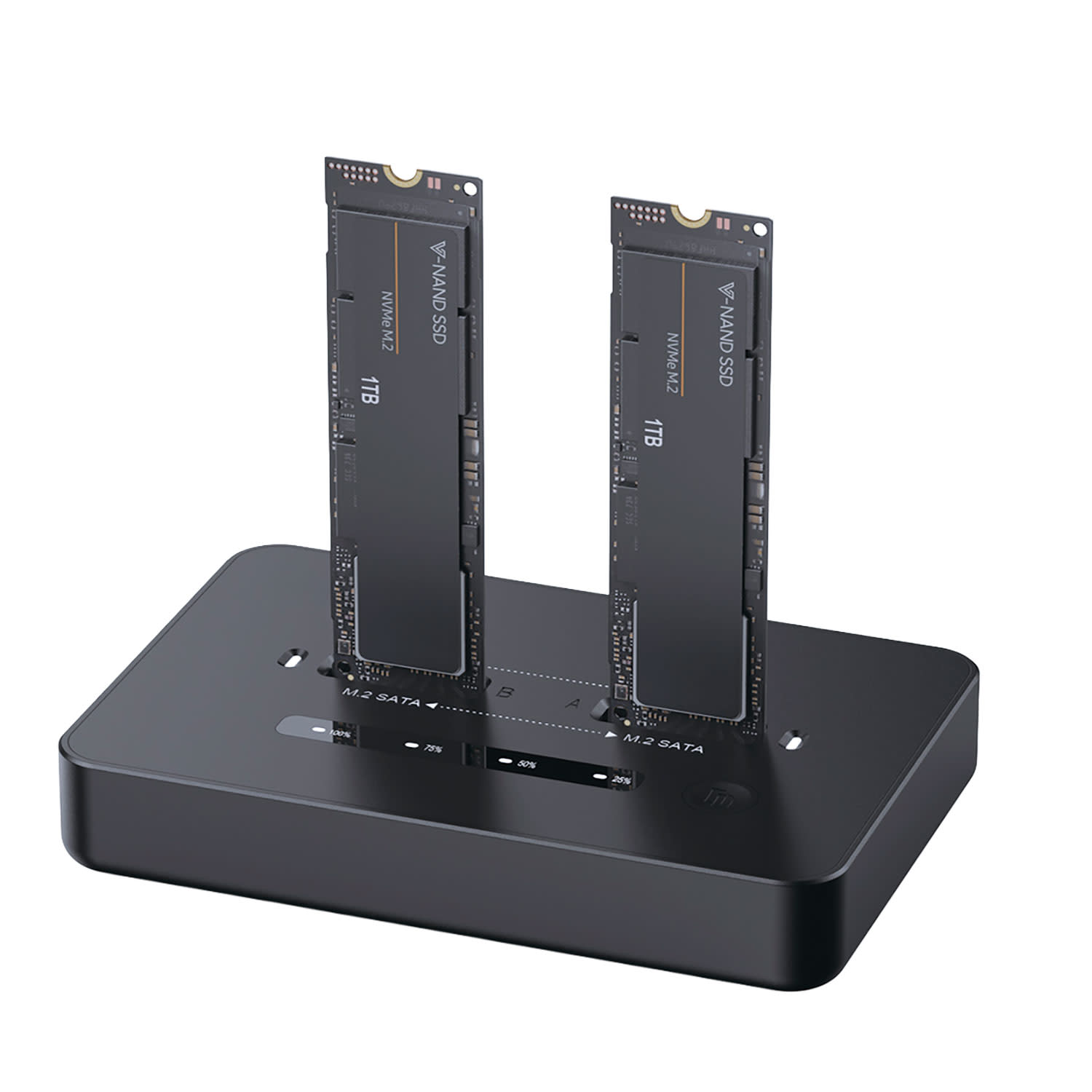 Κάνε κλικ για να δεις την εικόνα 1 του Gembird Docking Station Dual SSD M.2 SATA & NVMe, USB-C
