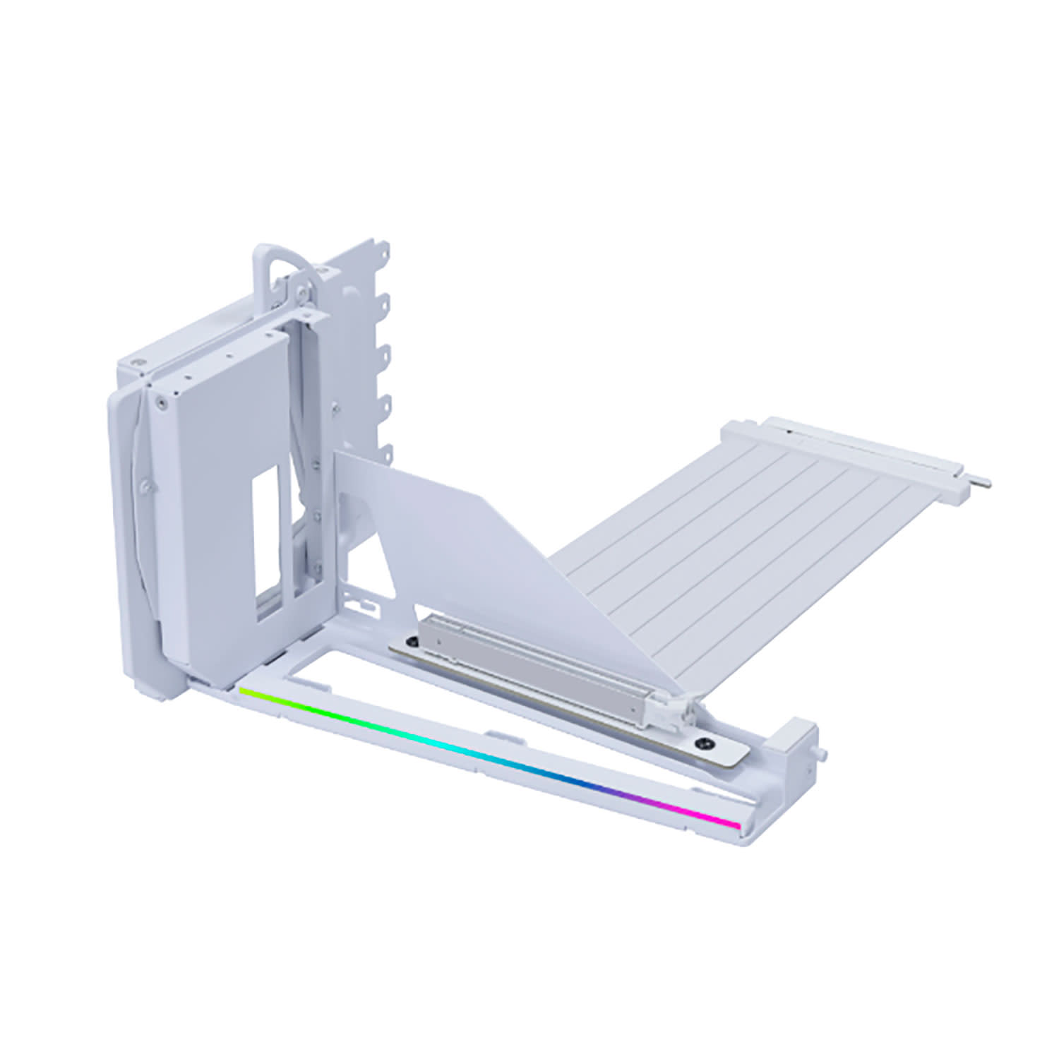 Lian Li Vertical GPU Kit V4 White - ATX Multi-Directional 4 Slots - Gen 5 Riser Cable - PCI-E 5.0