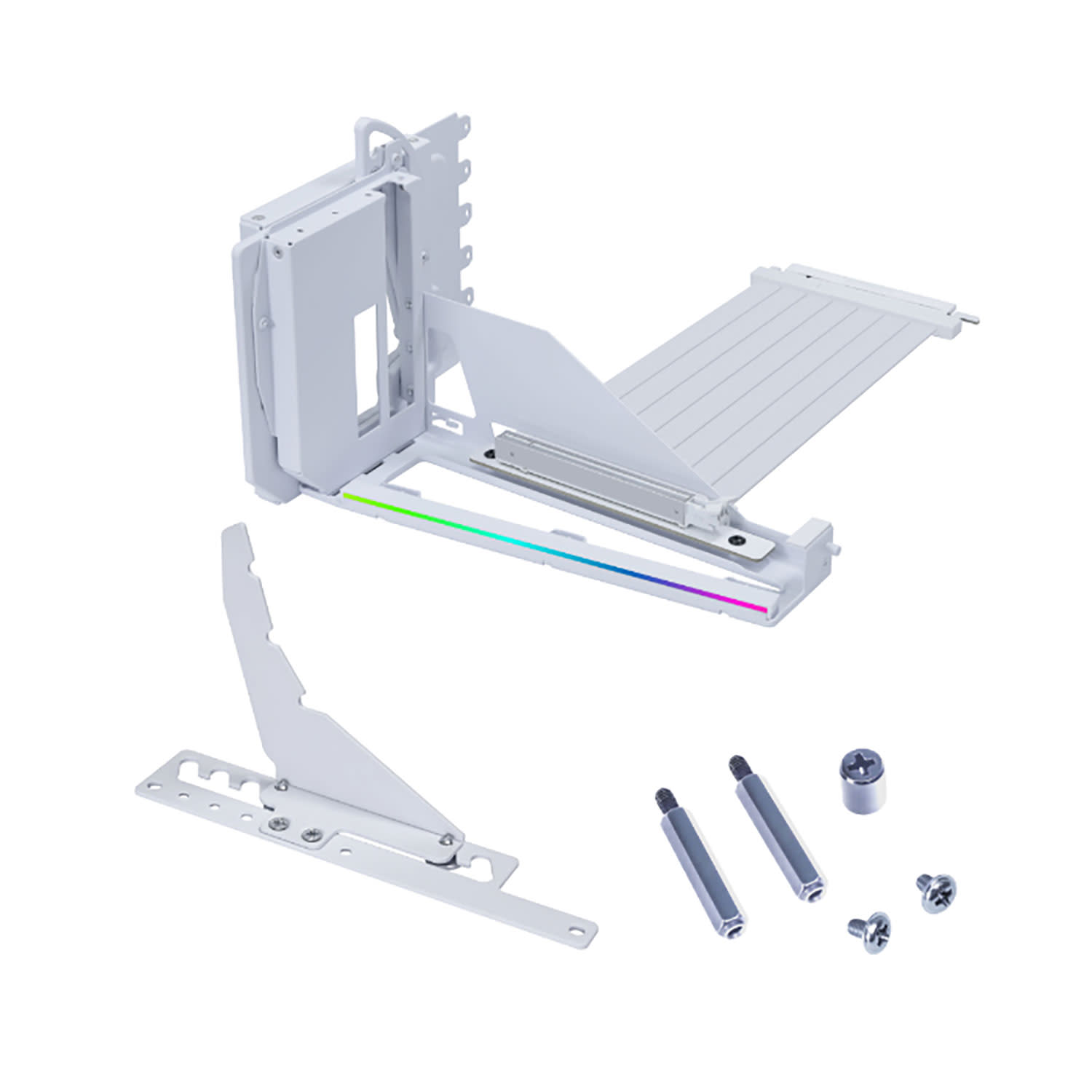 Κάνε κλικ για να δεις την εικόνα 5 του Lian Li Vertical GPU Kit V4 White - ATX Multi-Directional 4 Slots - Gen 5 Riser Cable - PCI-E 5.0