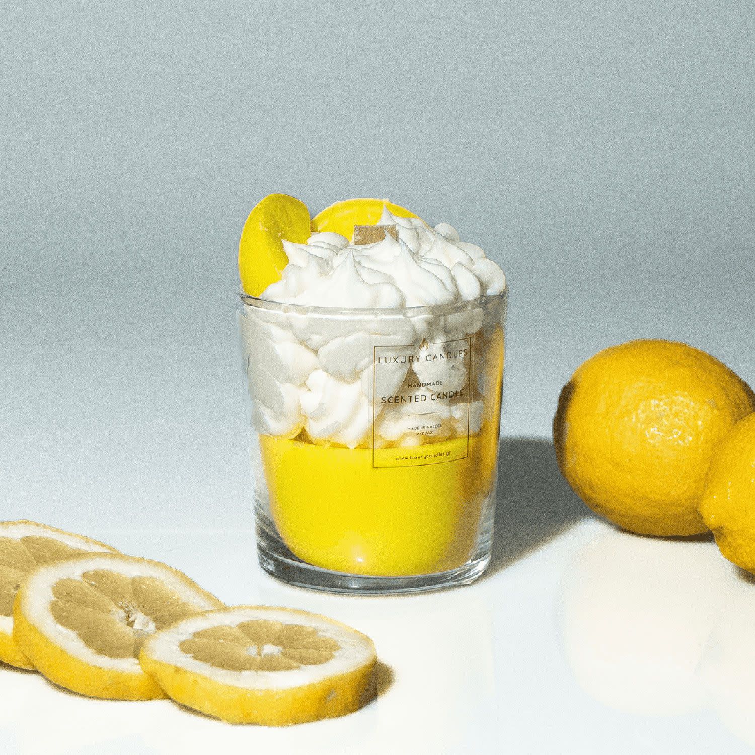 Luxury Candles Κερί Τάρτας Λεμονιού