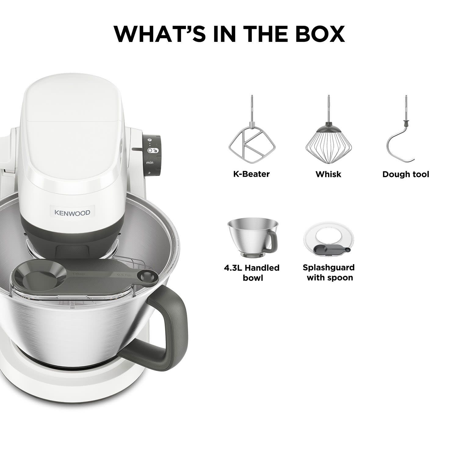 Κάνε κλικ για να δεις την εικόνα 3 του Kenwood Κουζινομηχανή KHC30.000WH Multi Tasker