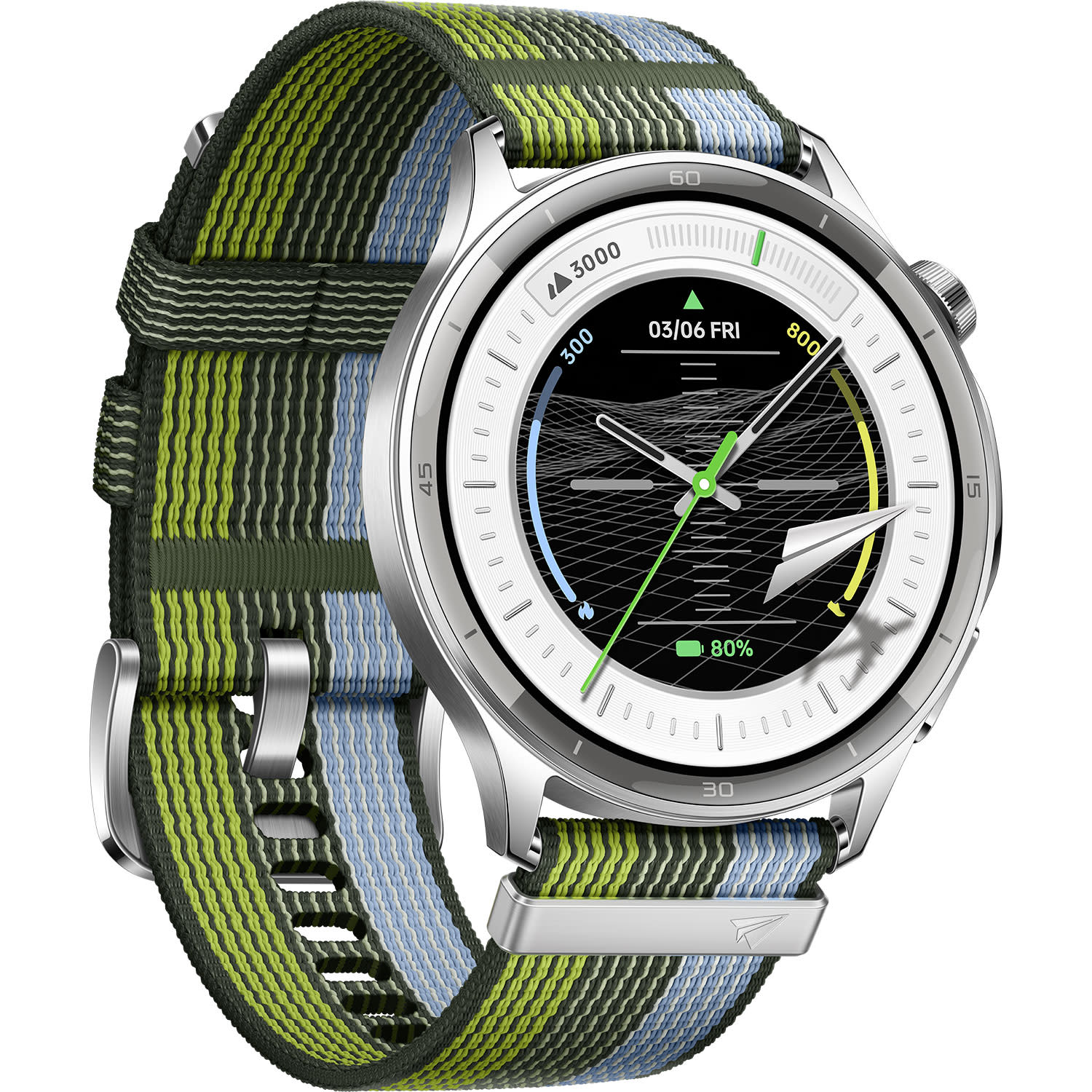 Κάνε κλικ για να δεις την εικόνα 3 του Oppo Watch S Silver Gleam