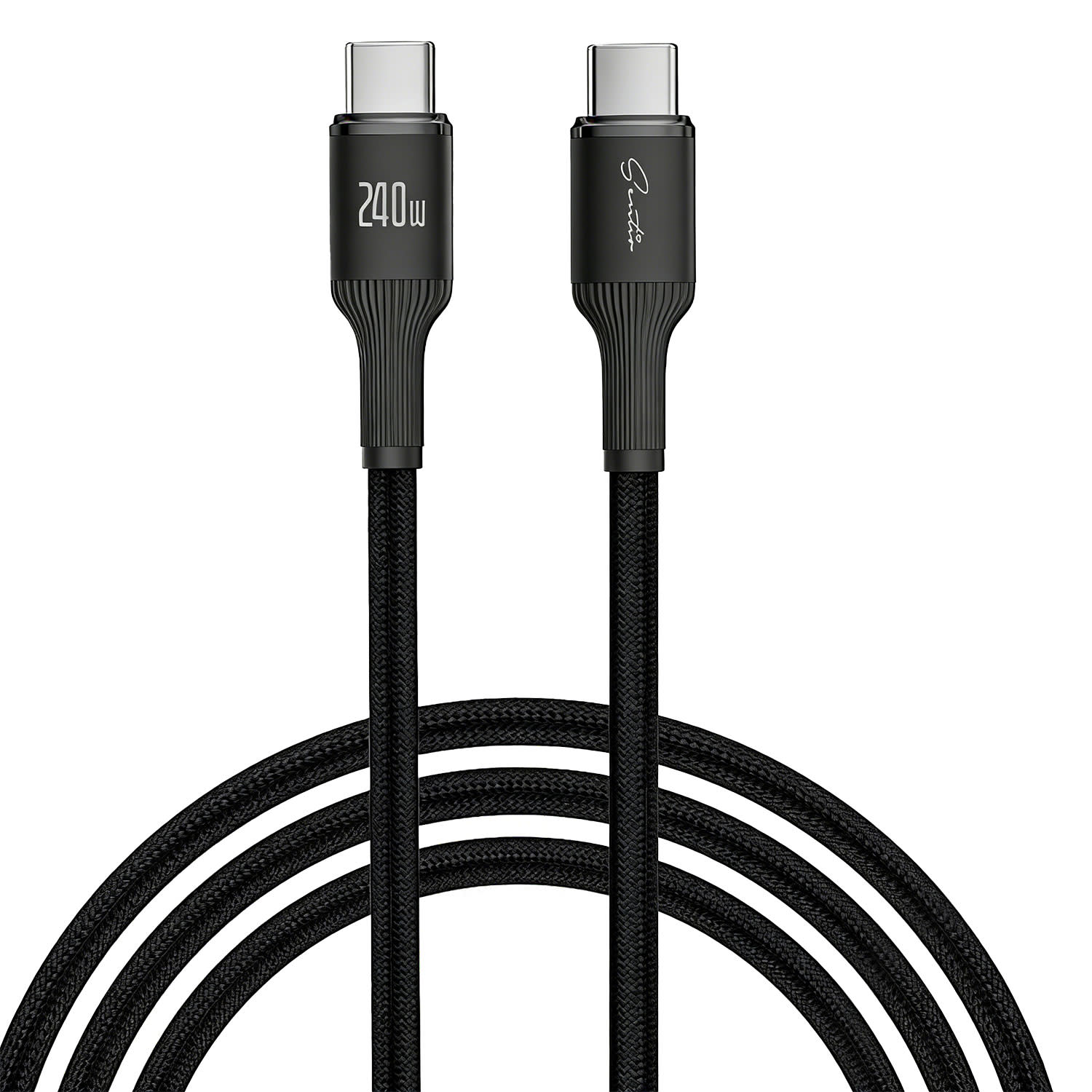 Sentio Καλώδιο USB-C σε USB-C 240W 1.2 m Μαύρο